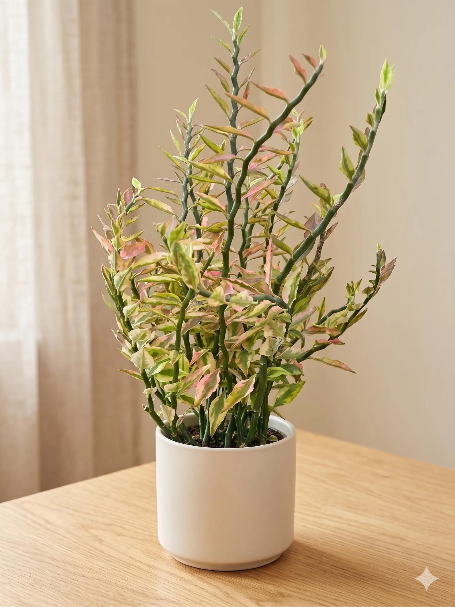 Variegated Devil's Backbone Euphorbia