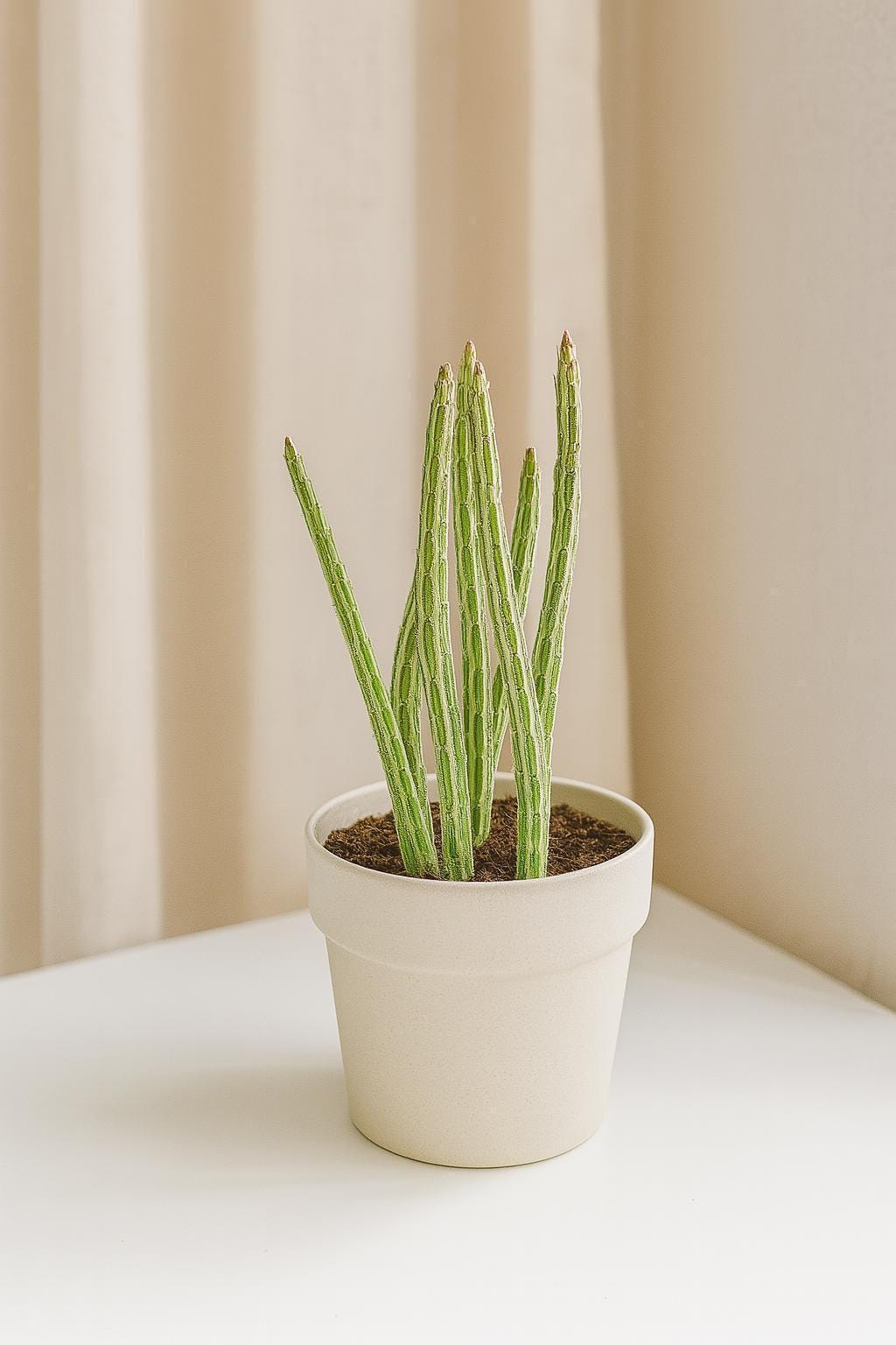 Senecio Stapeliiformis Pickle Plant 4" Plant 4" Pot Austin Jungle Co.