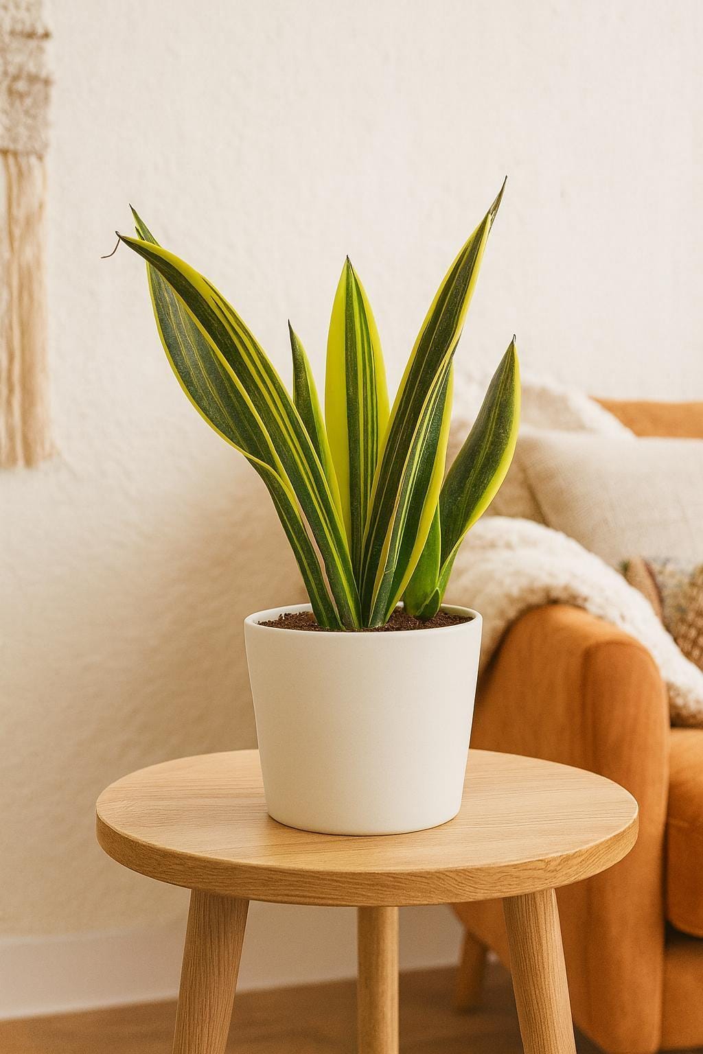 Snake 'Gold Flame' 6" Plant (1pk/$4.5) ($10 Ship/31oz) 4" Pot Austin Jungle Co.