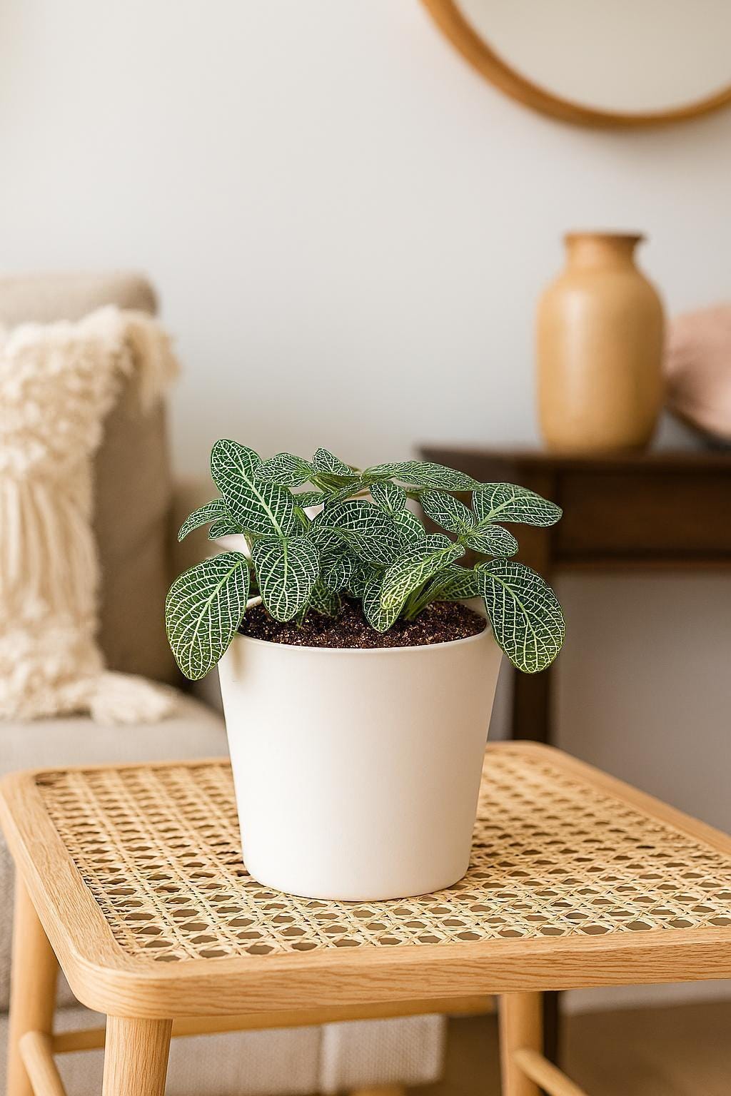 Fittonia 'White Nerve Plant'