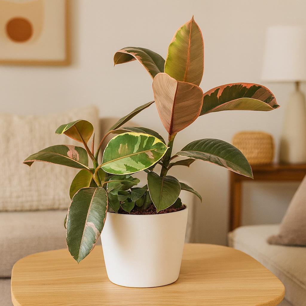 Ficus Elastica 'Ruby Pink'