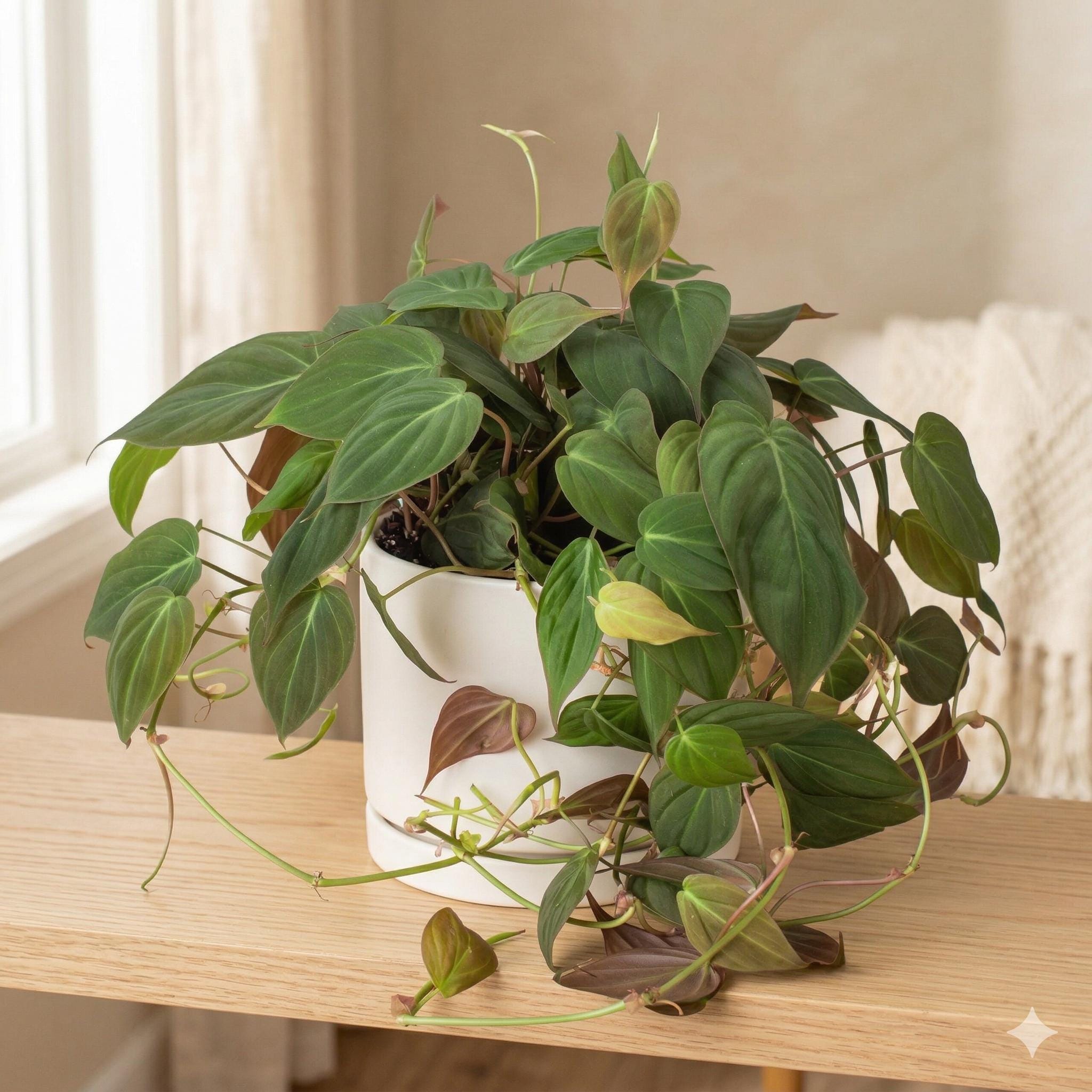 Philodendron 'Velvet' Indoor Plants 3" Pot / Nursery Pot Austin Jungle Co.