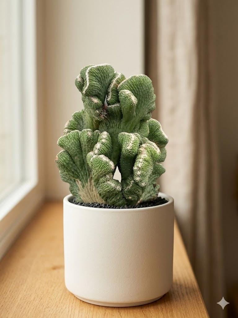 Succulent Cereus Coral Green Succulent 3" Pot Austin Jungle Co.