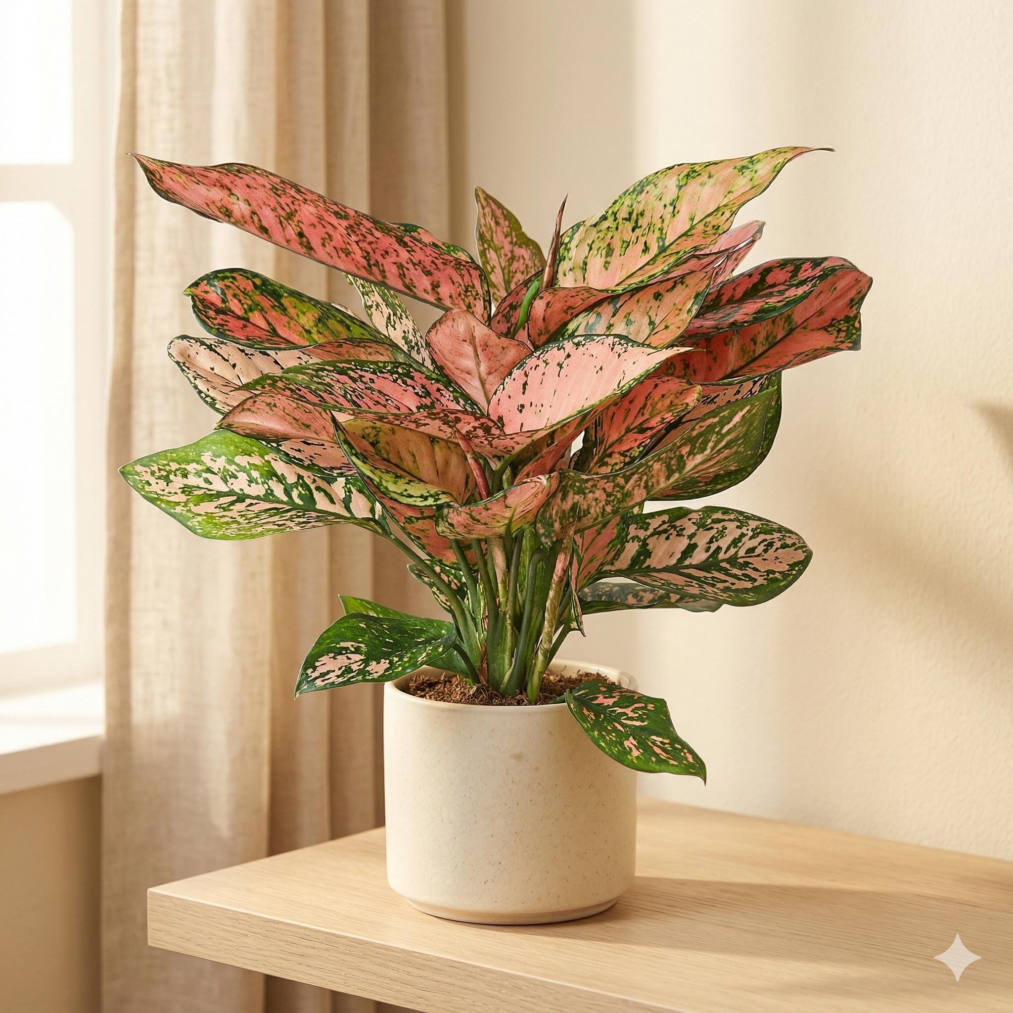 Chinese Evergreen 'Lady Valentine' Indoor Plants 2" Pot Austin Jungle Co.