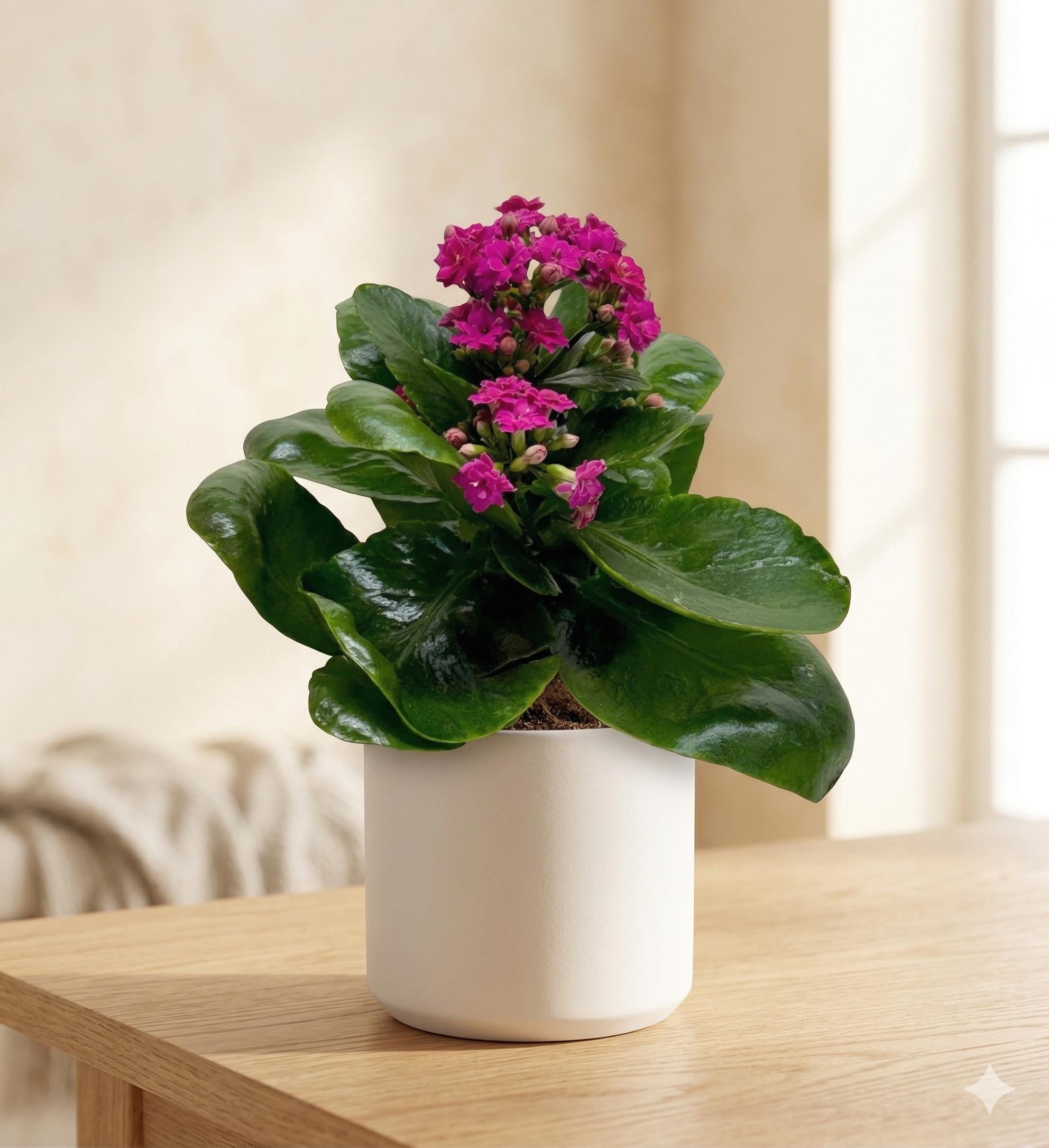 Kalanchoe 'Blossfeldiana' 4" Plant (1pk/$2) ($6 Ship/15oz) 3" Pot / Pink Austin Jungle Co.