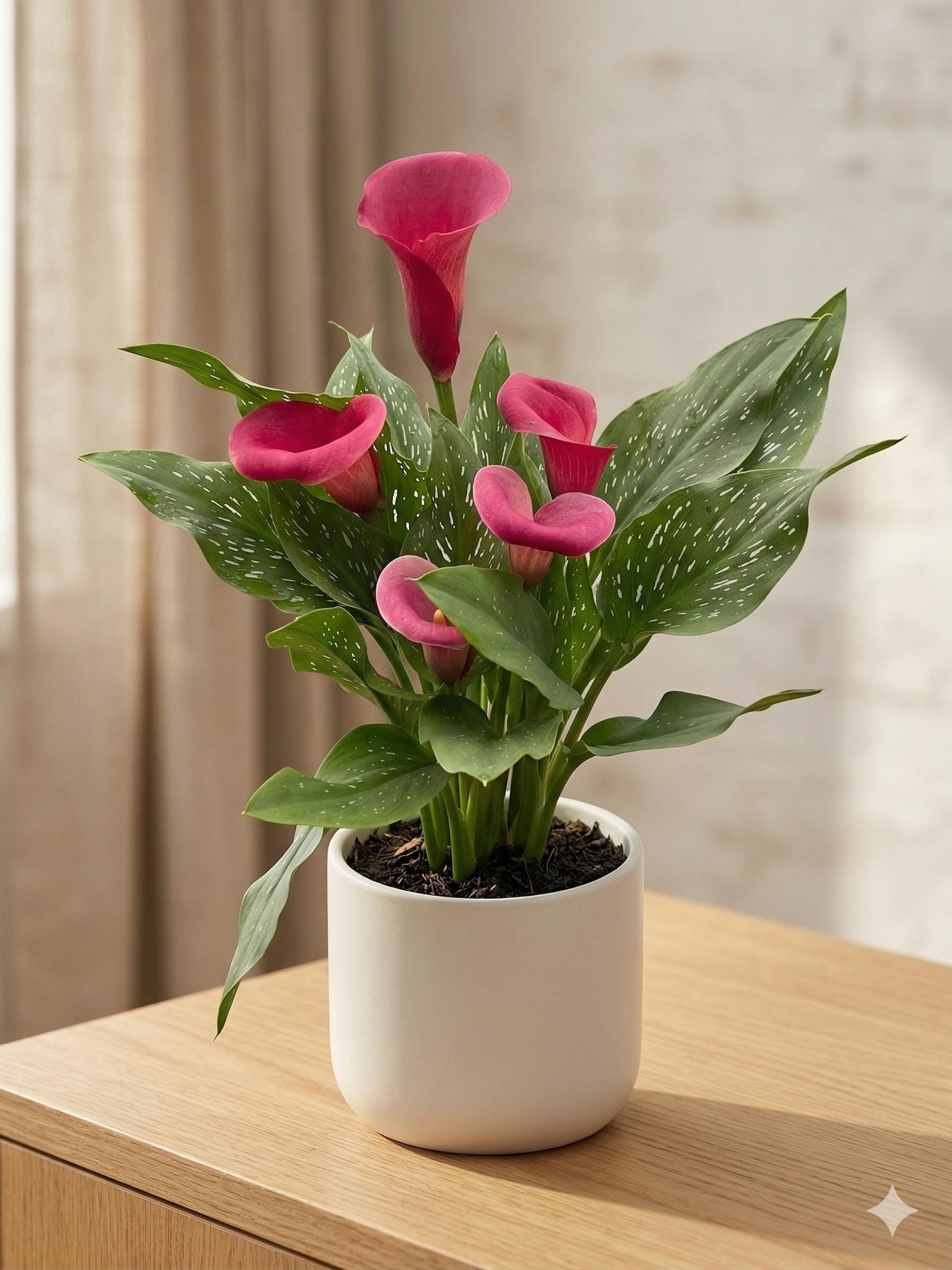 Calla Lily 6" Plant (2pk/$4.5) ($15 Ship/63oz) 4" Pot / Pink Austin Jungle Co.