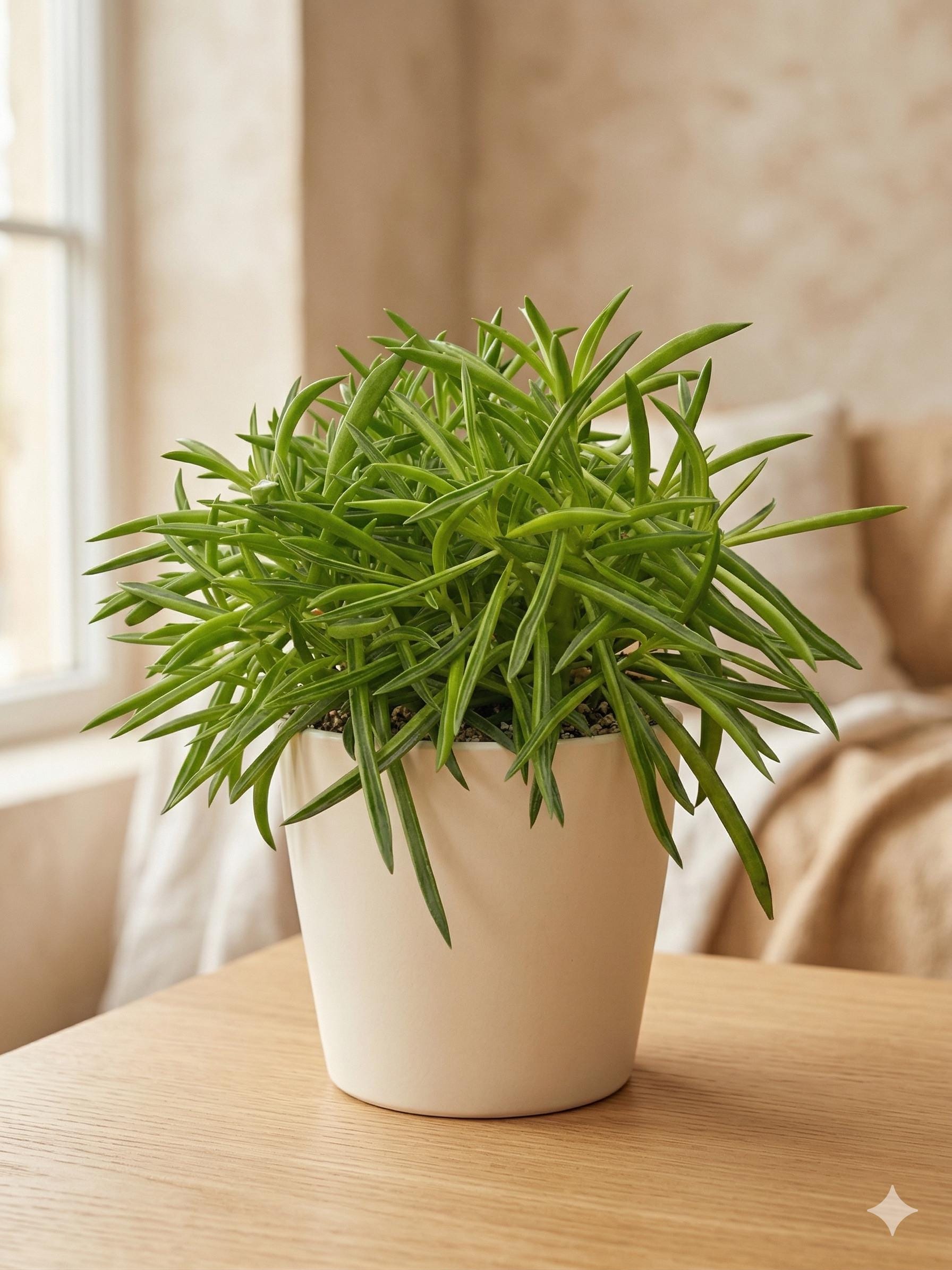 Peperomia 'Green Bean' Indoor Plants 4" Pot Austin Jungle Co.