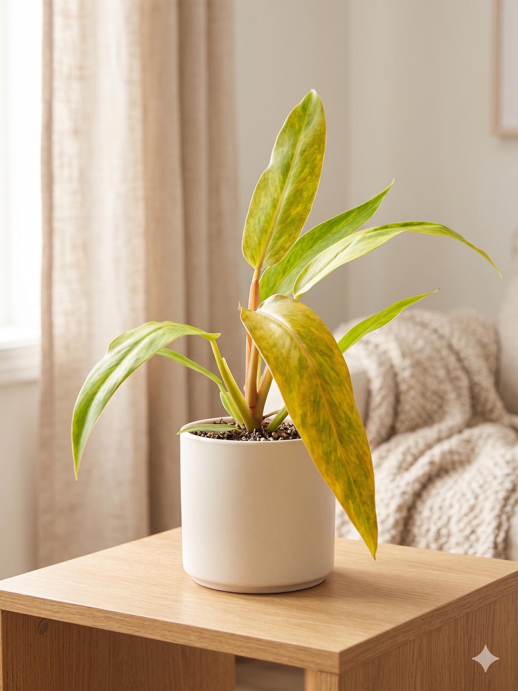 Philodendron 'Orange Marmalade' Indoor Plants 2" Pot Austin Jungle Co.