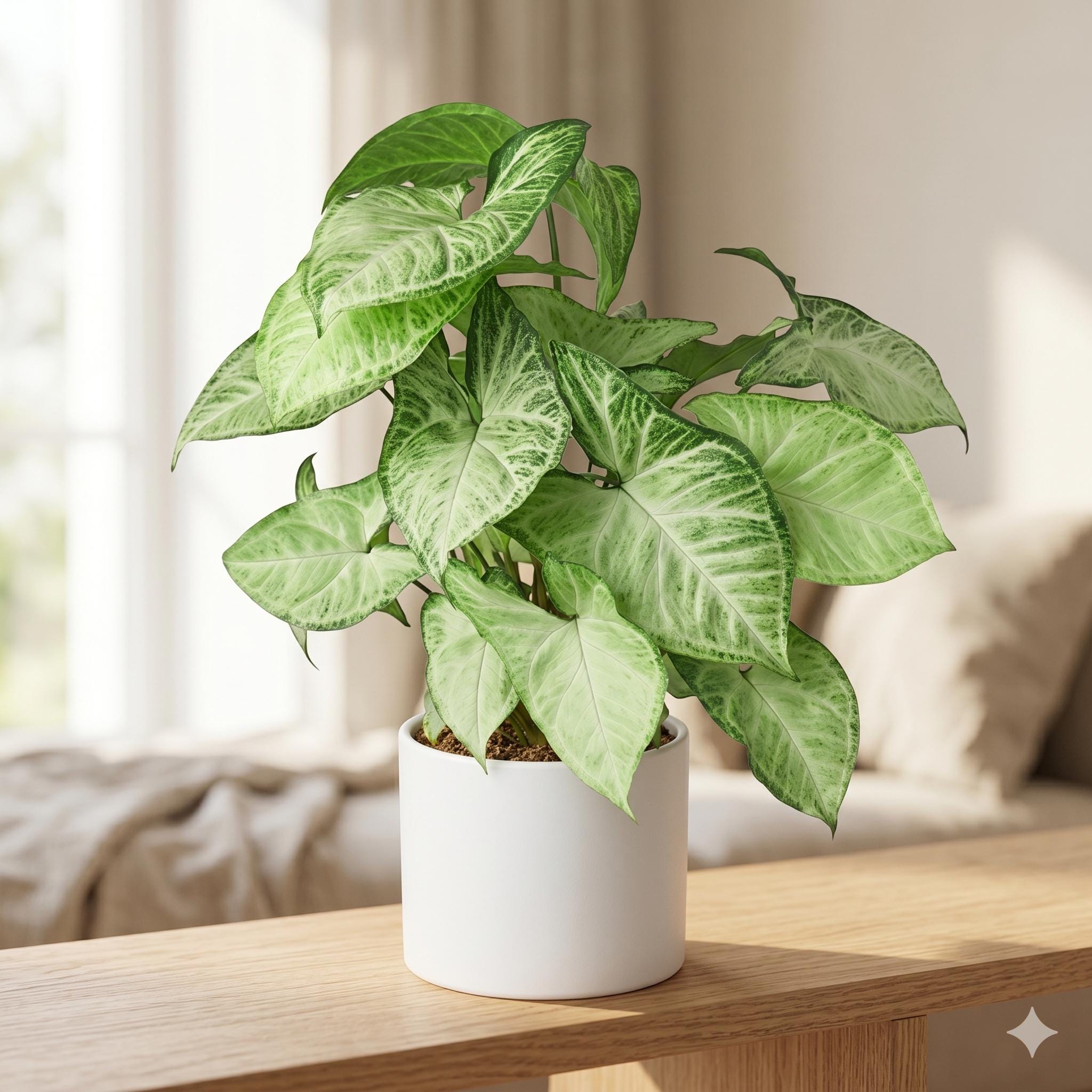 Syngonium White Butterfly 4" Plant 3" Pot Austin Jungle Co.