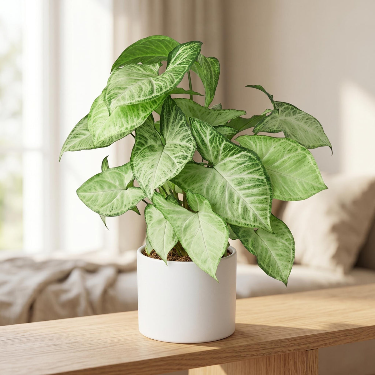 Syngonium White Butterfly 4" Plant 3" Pot Austin Jungle Co.