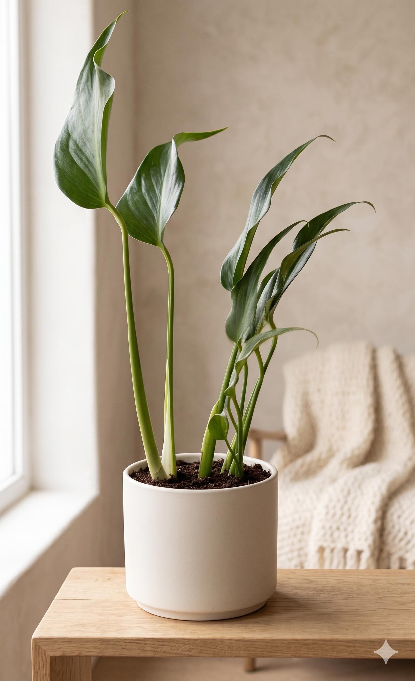 Monstera Burle Marx Flame Indoor Plants 6" Pot Austin Jungle Co.