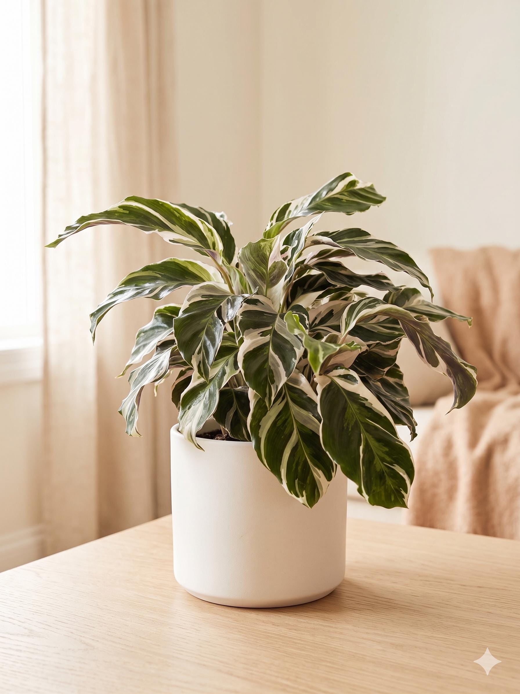 Calathea 'White Fusion'