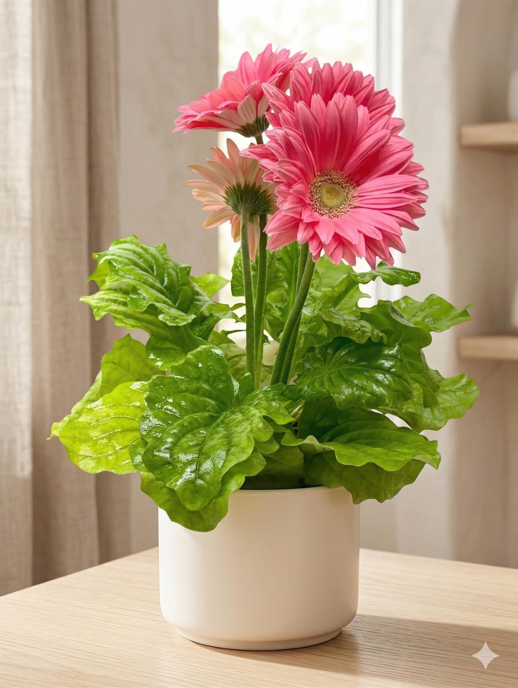 Gerbera Daisy Indoor Plants 6" Pot / Pink Austin Jungle Co.