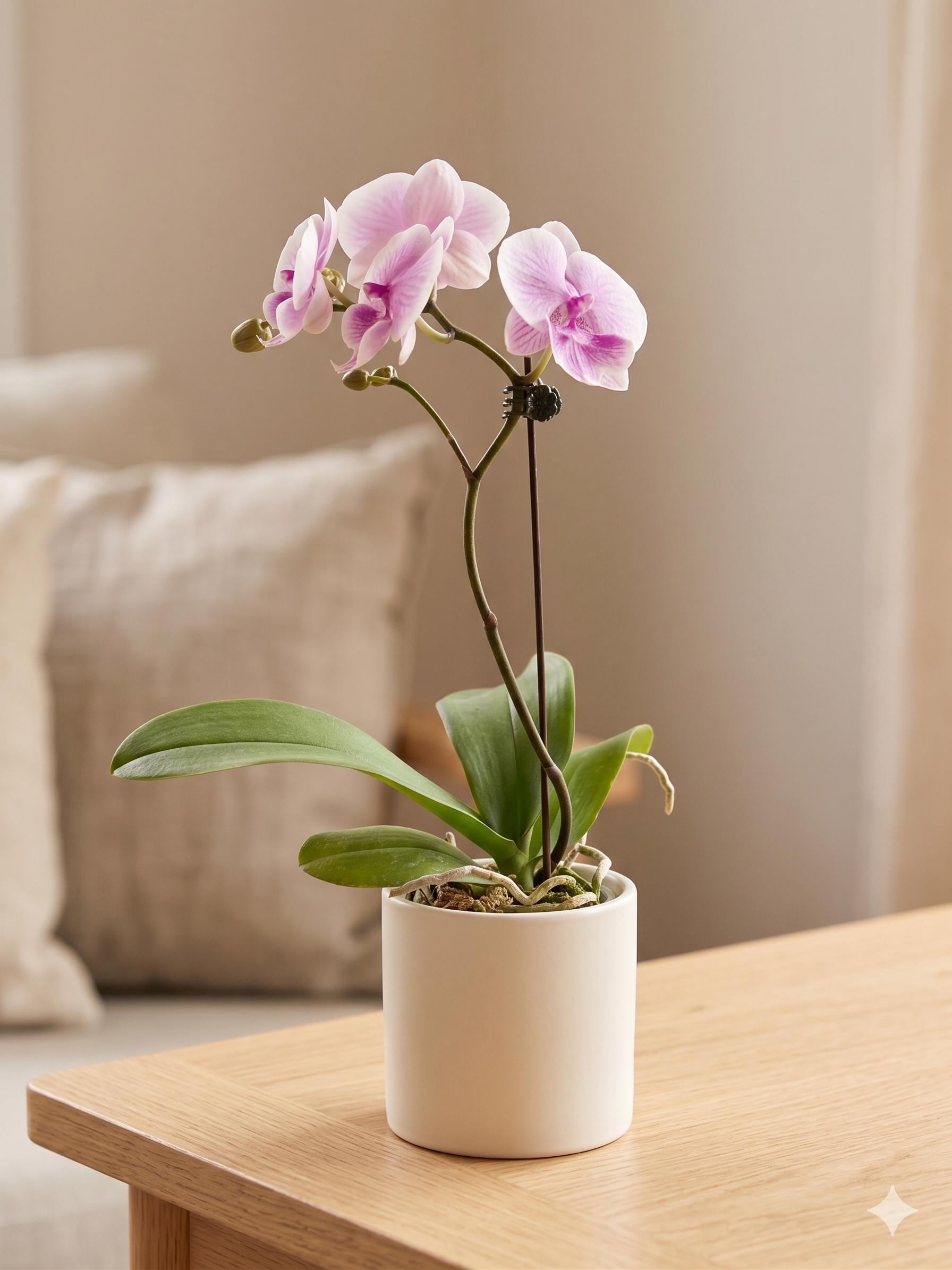 Orchid 'Light Pink Phalaenopsis' 3" Pot / Single Spike Austin Jungle Co.