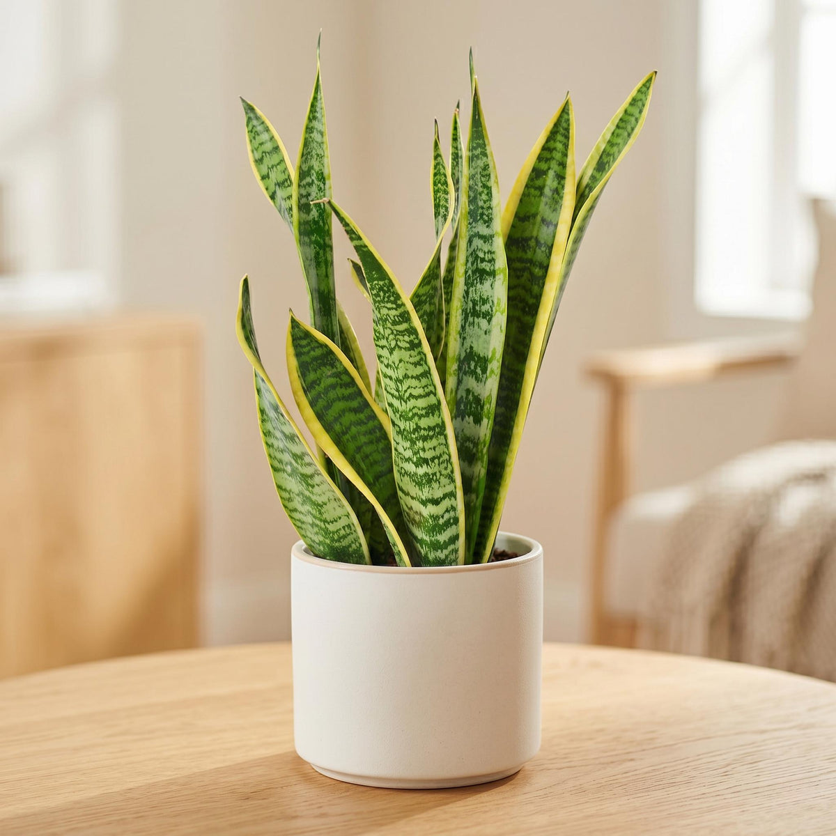 Snake Plant Laurentii 4" Plant 3" Pot / Nursery Pot Austin Jungle Co.