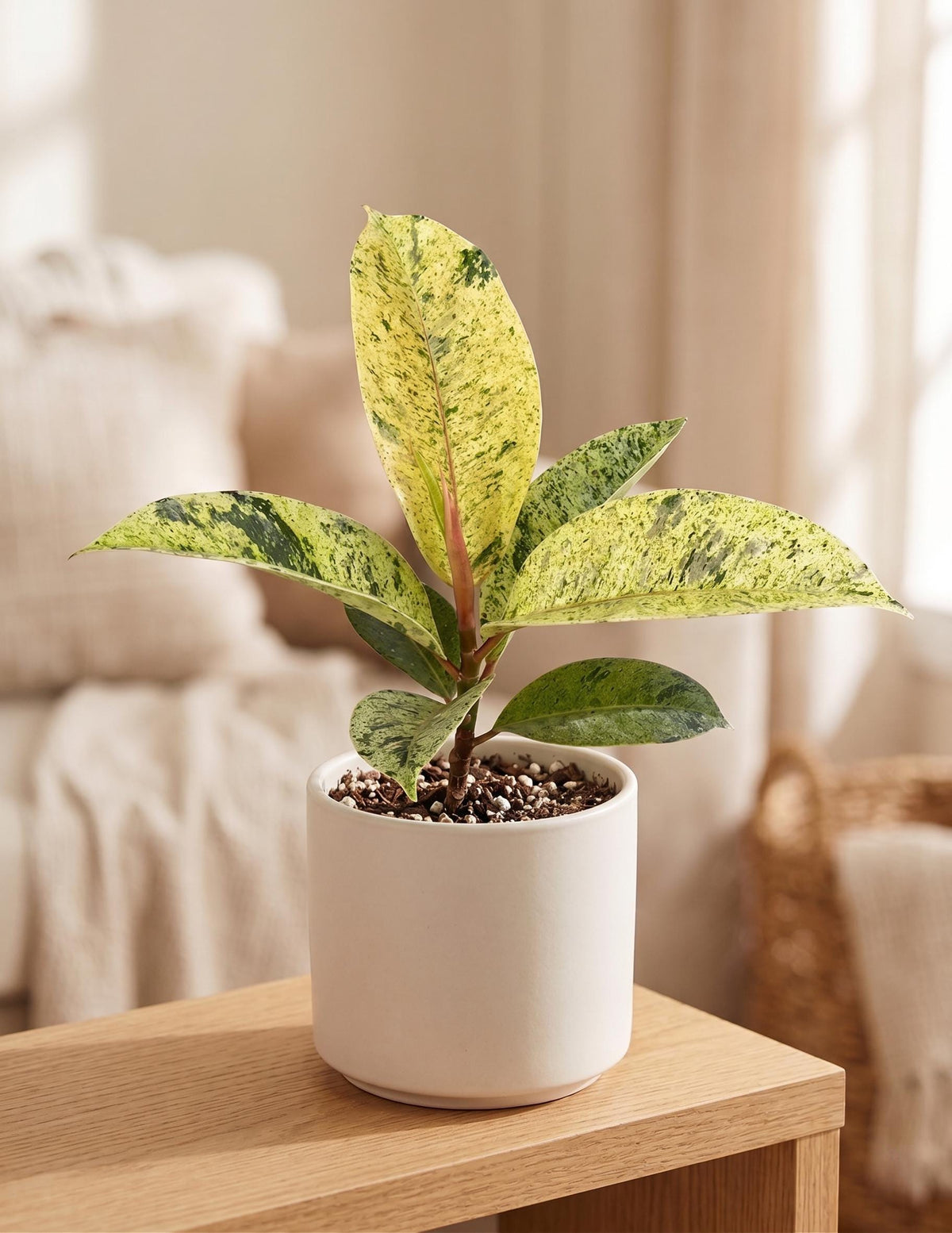 Ficus 'shivereana' (Moonshine) 2" Pot Austin Jungle Co.