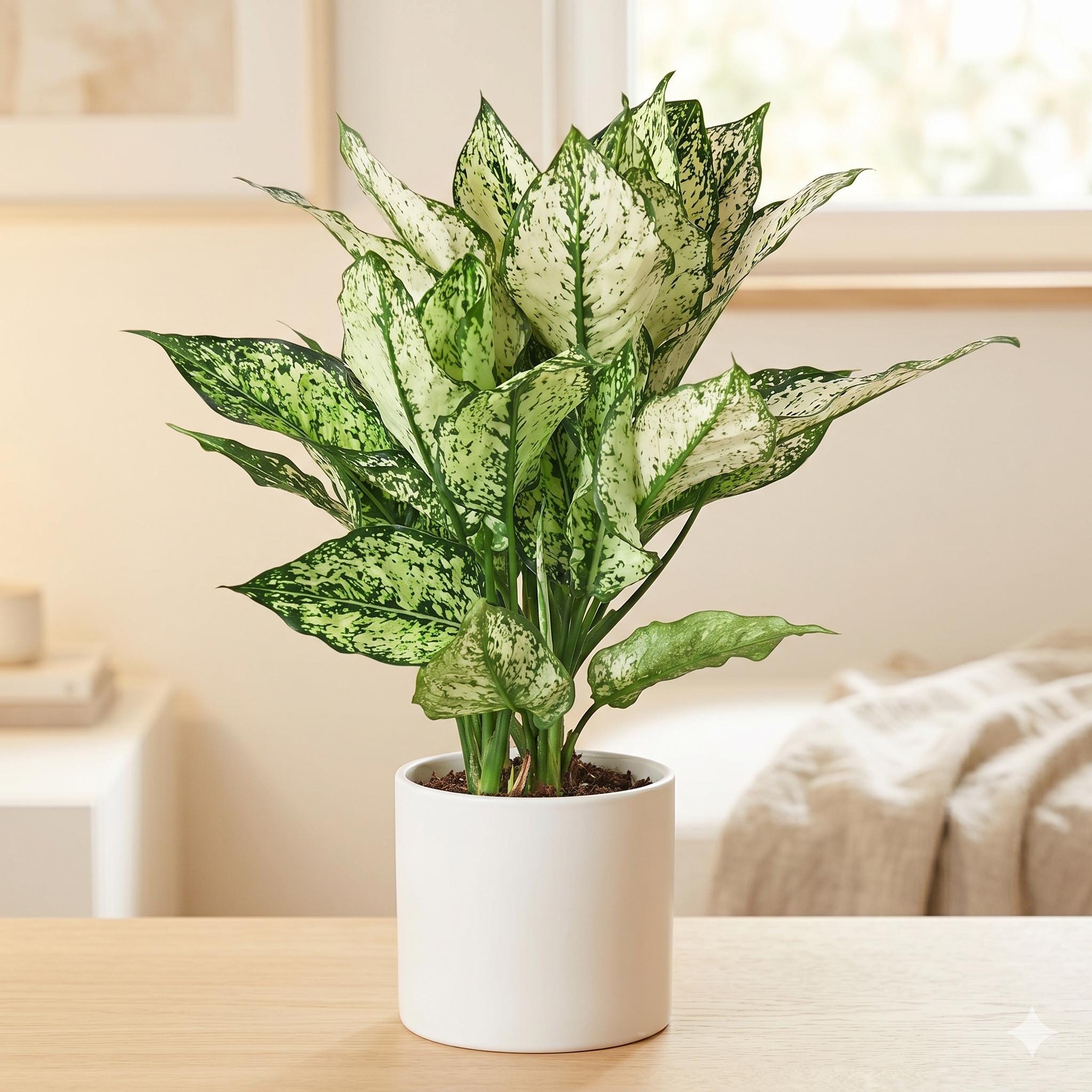 Chinese Evergreen 'First Diamond' Indoor Plants 4" Pot Austin Jungle Co.