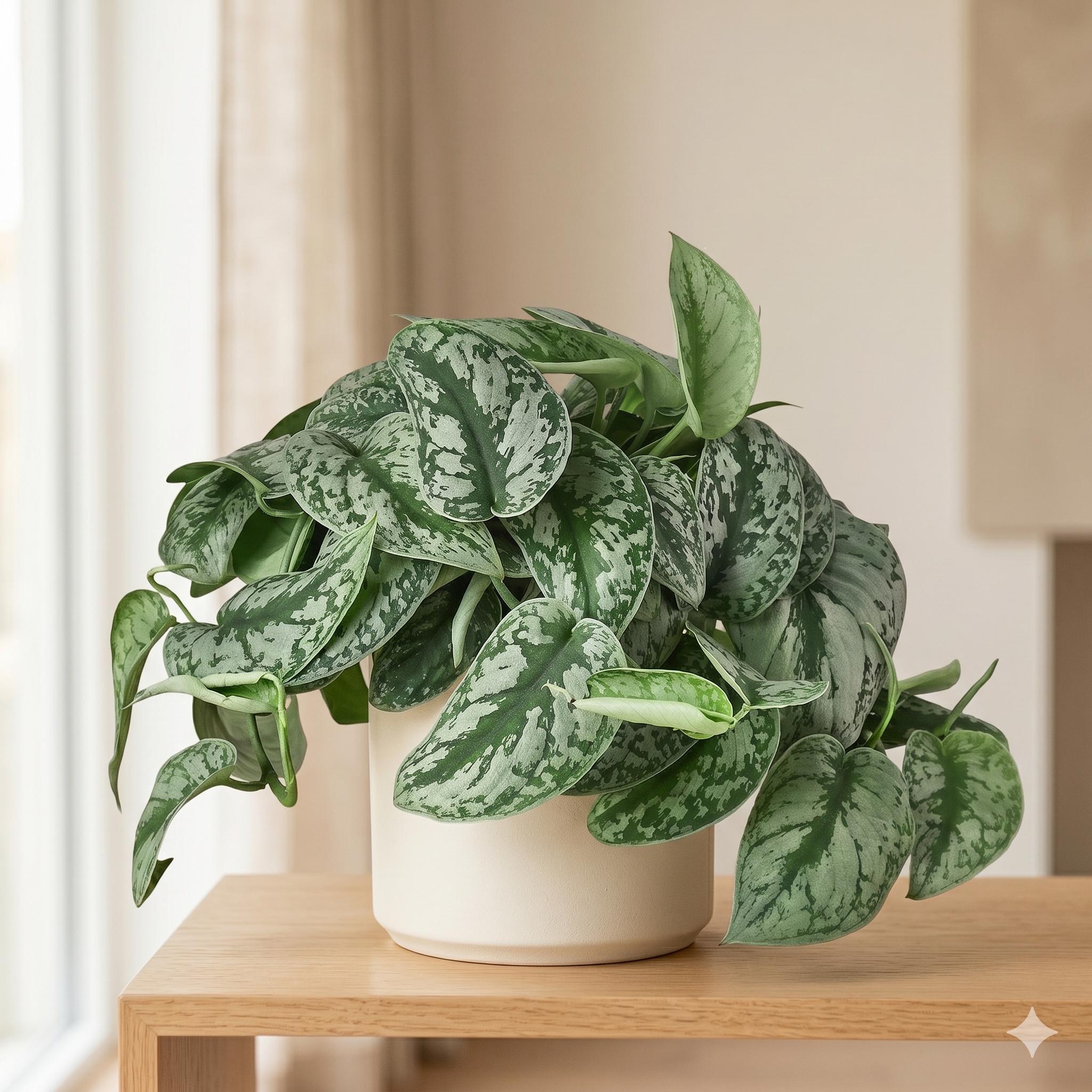 Scindapsus Pictus 'Exotica' Indoor Plants 4" Pot Austin Jungle Co.