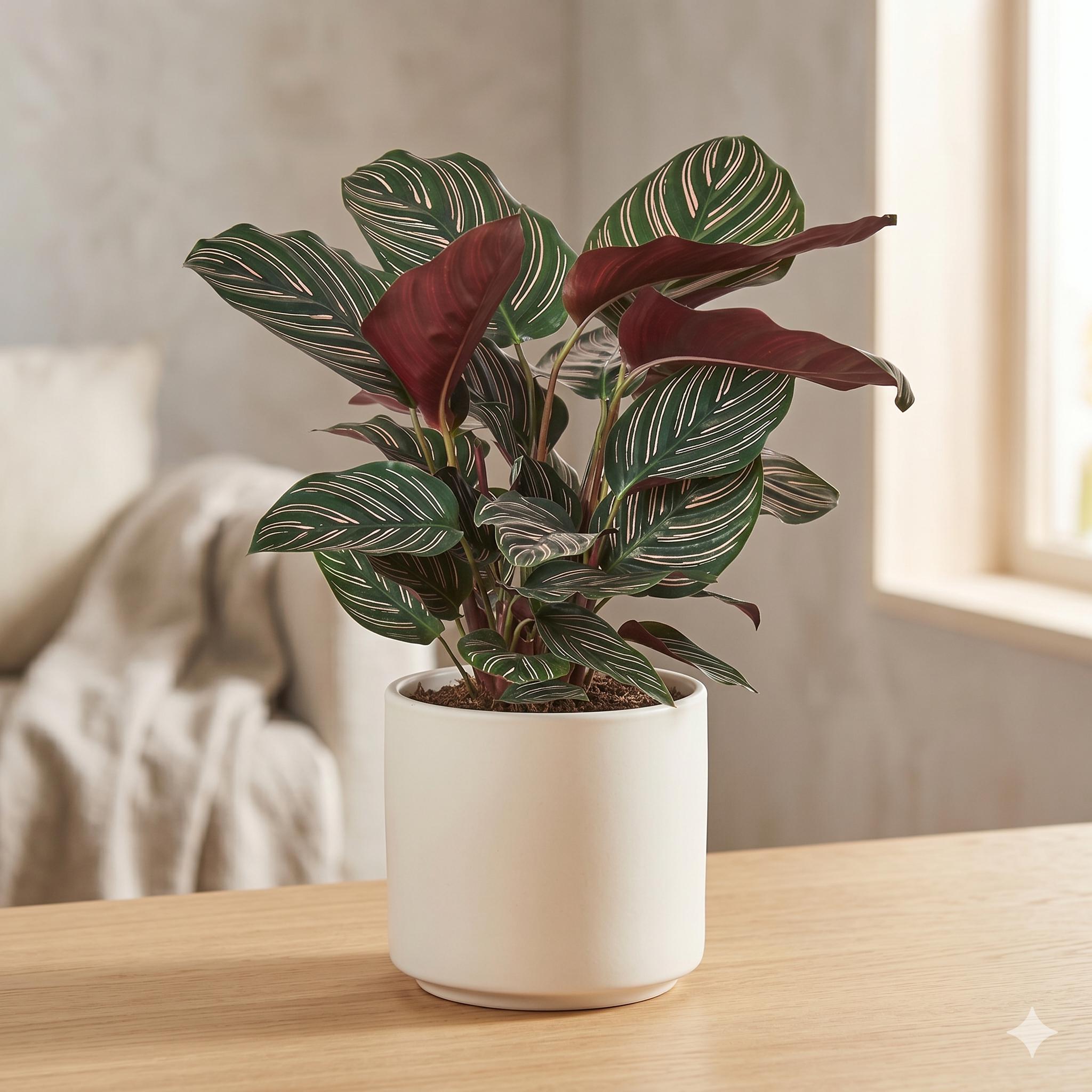 Calathea 'Ornata' Indoor Plants 4" Pot Austin Jungle Co.