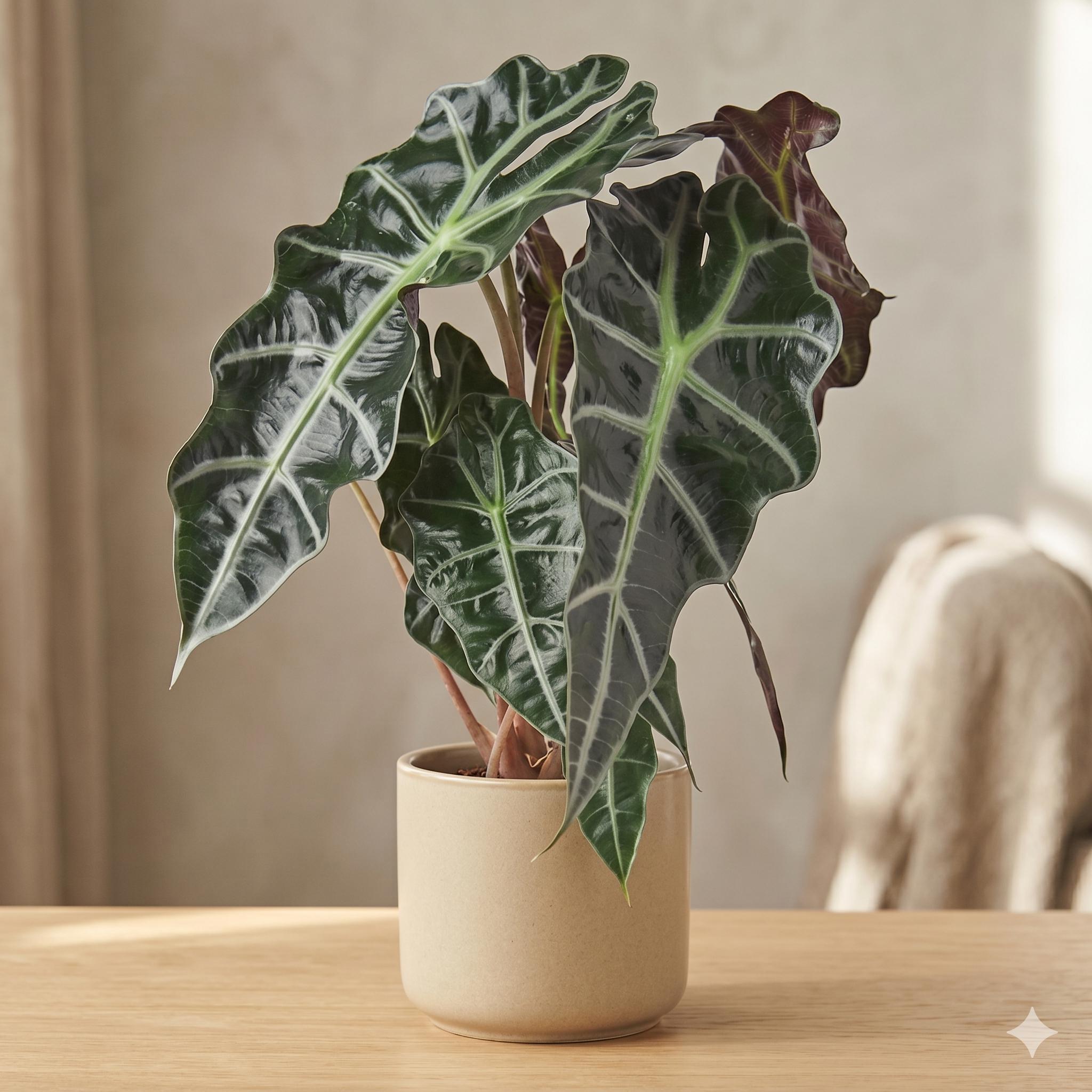 Alocasia Polly 'African Mask' Indoor Plants 2" Pot Austin Jungle Co.
