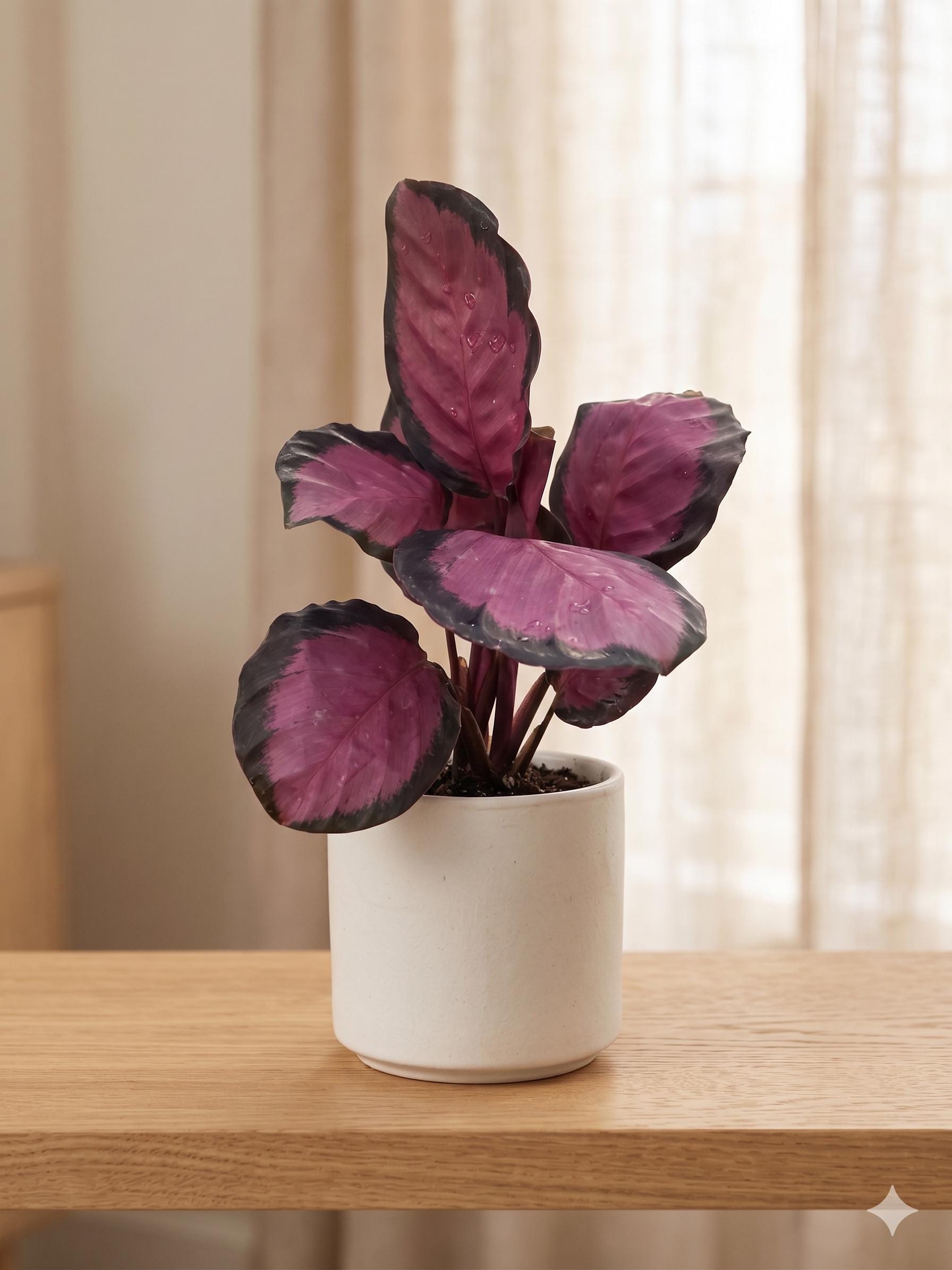 Calathea 'Purple Rose' Indoor Plants 2" Pot Austin Jungle Co.