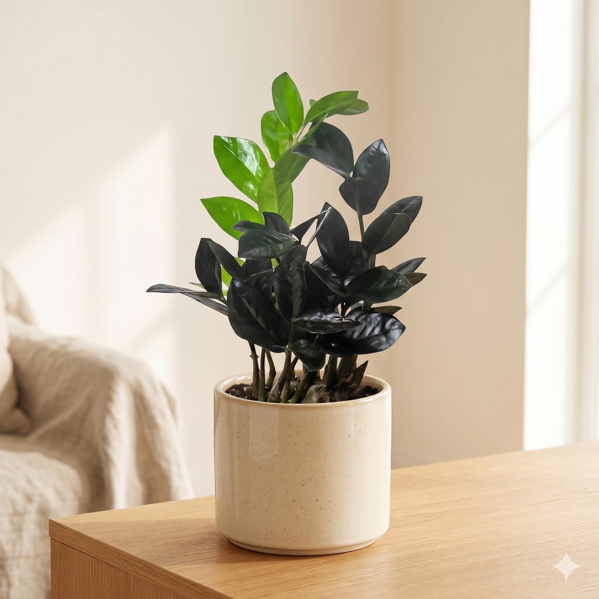ZZ Zamioculcas 'Black Queen' Indoor Plants Nursery Pot / 2" Pot Austin Jungle Co.