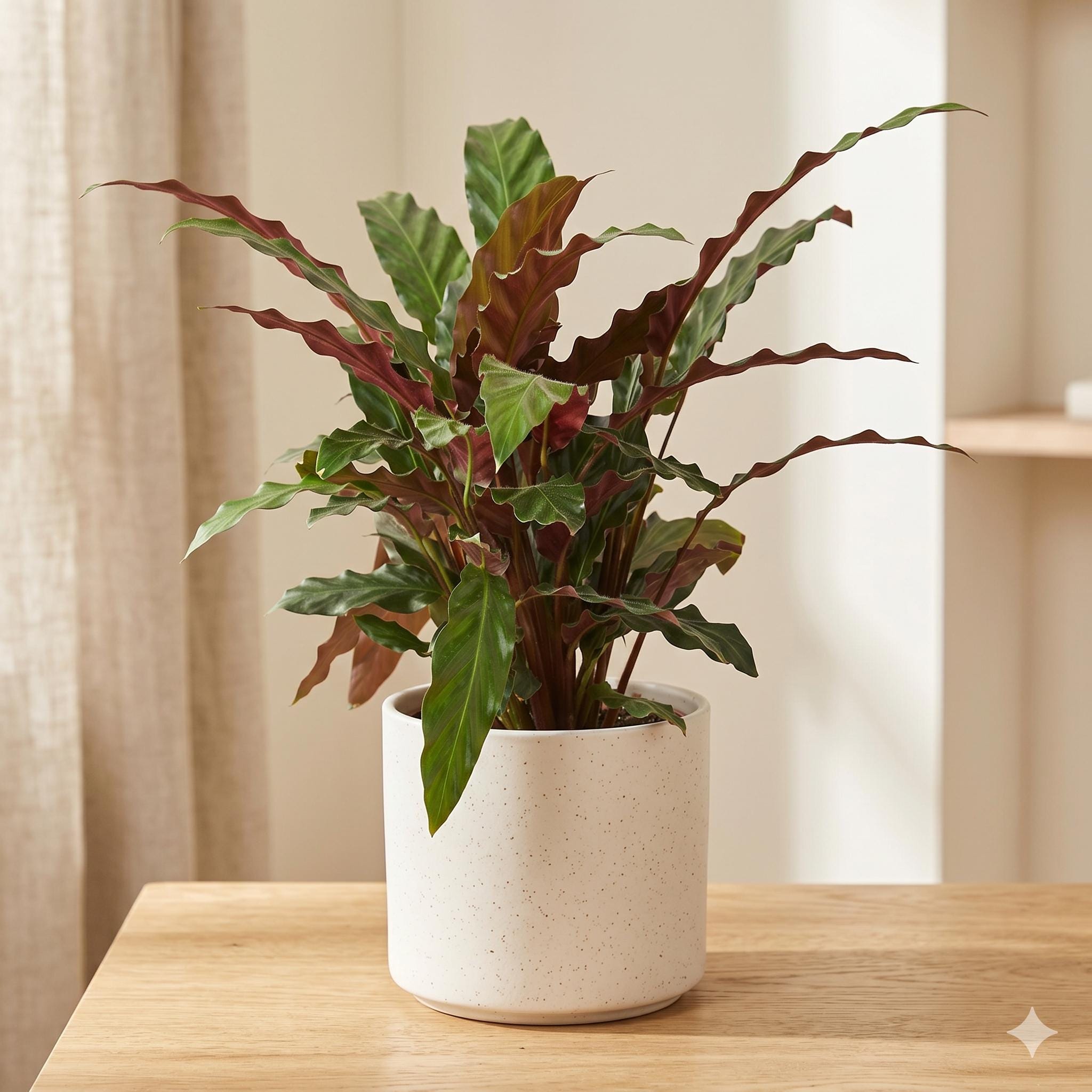 Calathea Rufibarba 'Furry Feather' Indoor Plants 4" Pot Austin Jungle Co.