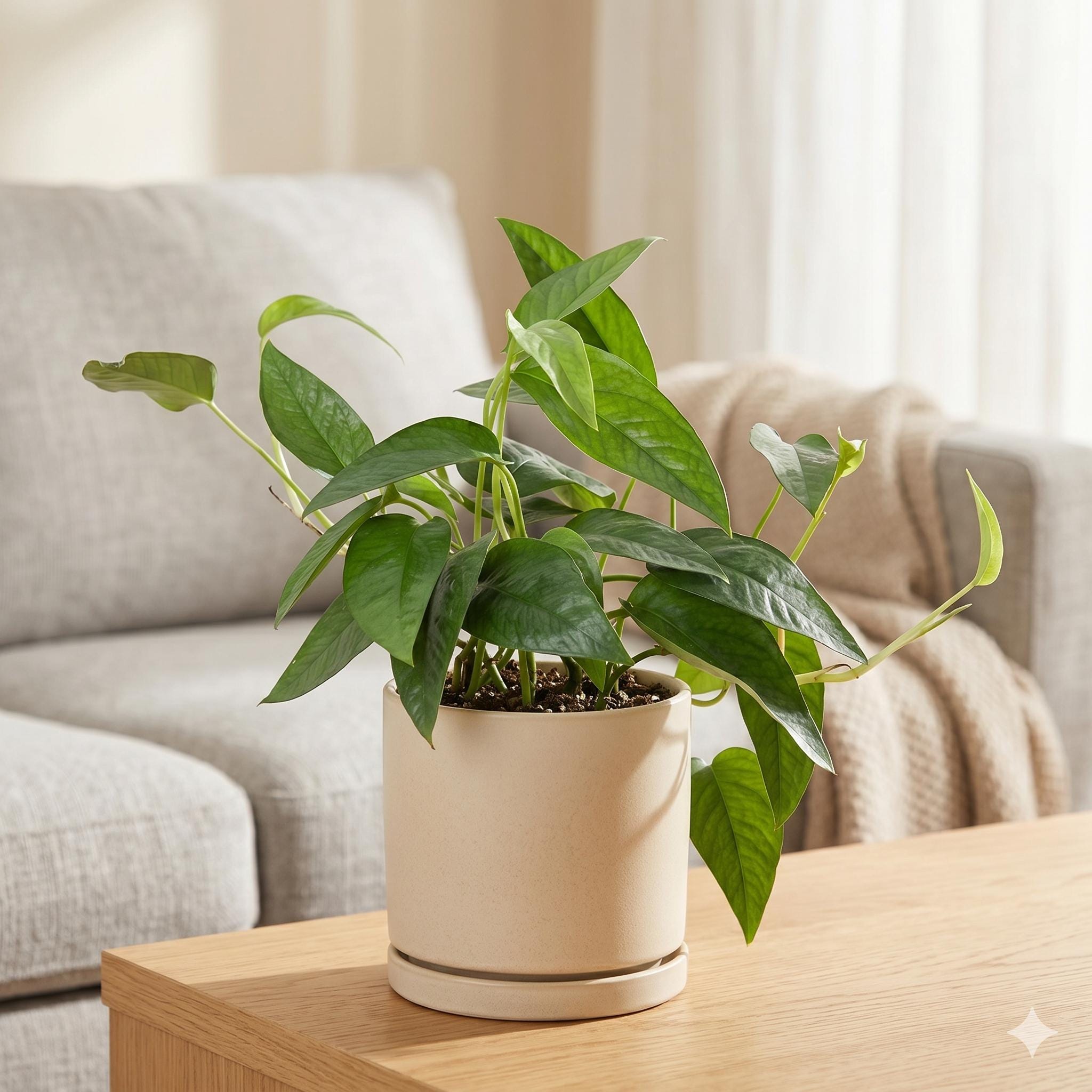 Pothos 'Cebu Blue' Indoor Plants 3" Pot Austin Jungle Co.