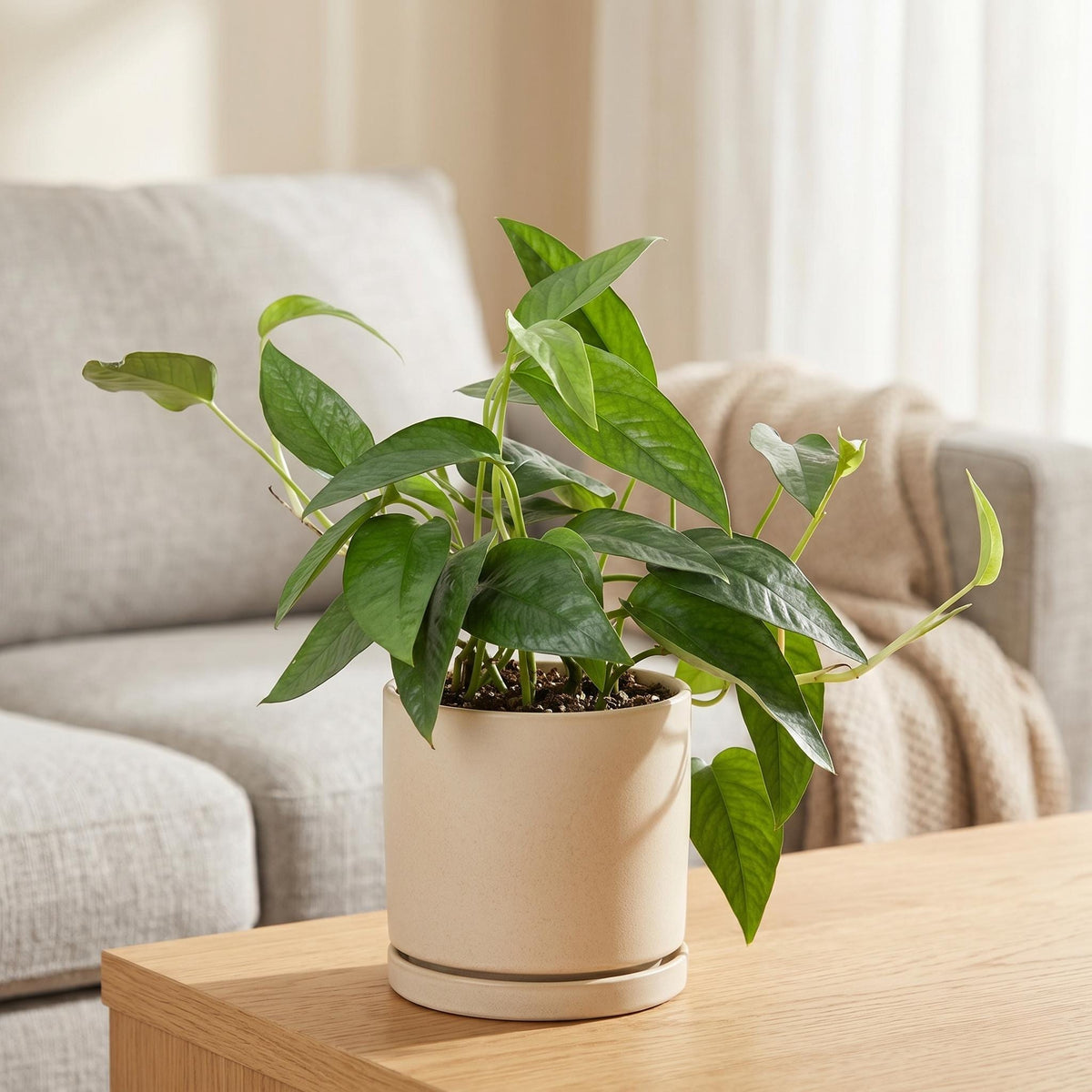 Pothos 'Cebu Blue' Indoor Plants 3" Pot Austin Jungle Co.