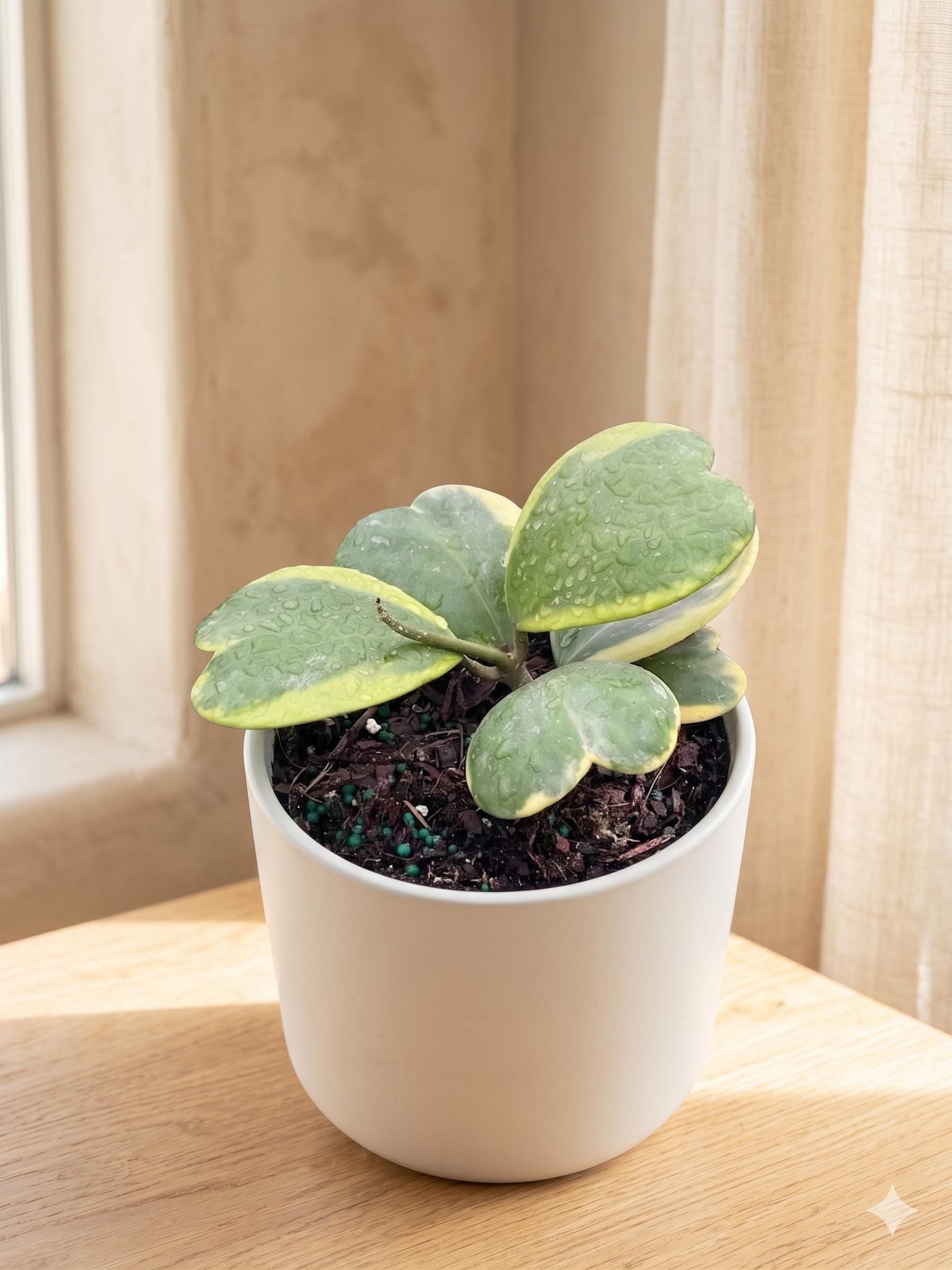 Hoya 'Sweetheart Variegated'