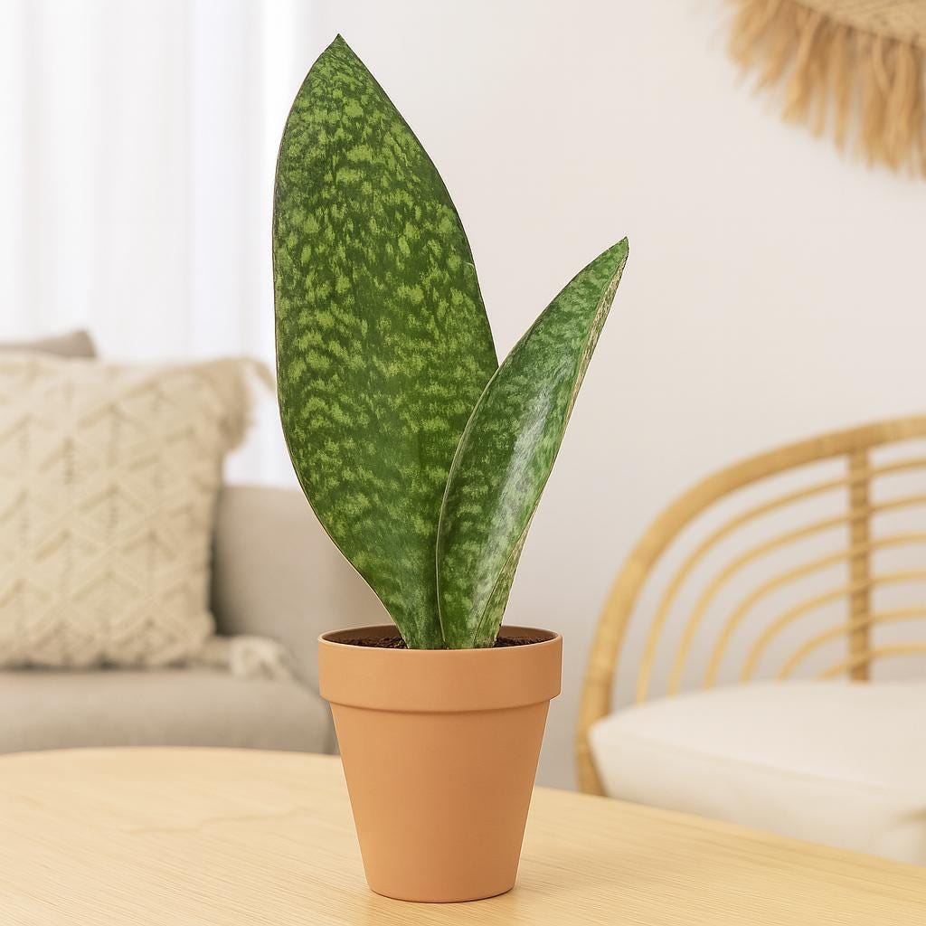 Shark Fin Snake Plant 4" Pot Austin Jungle Co.
