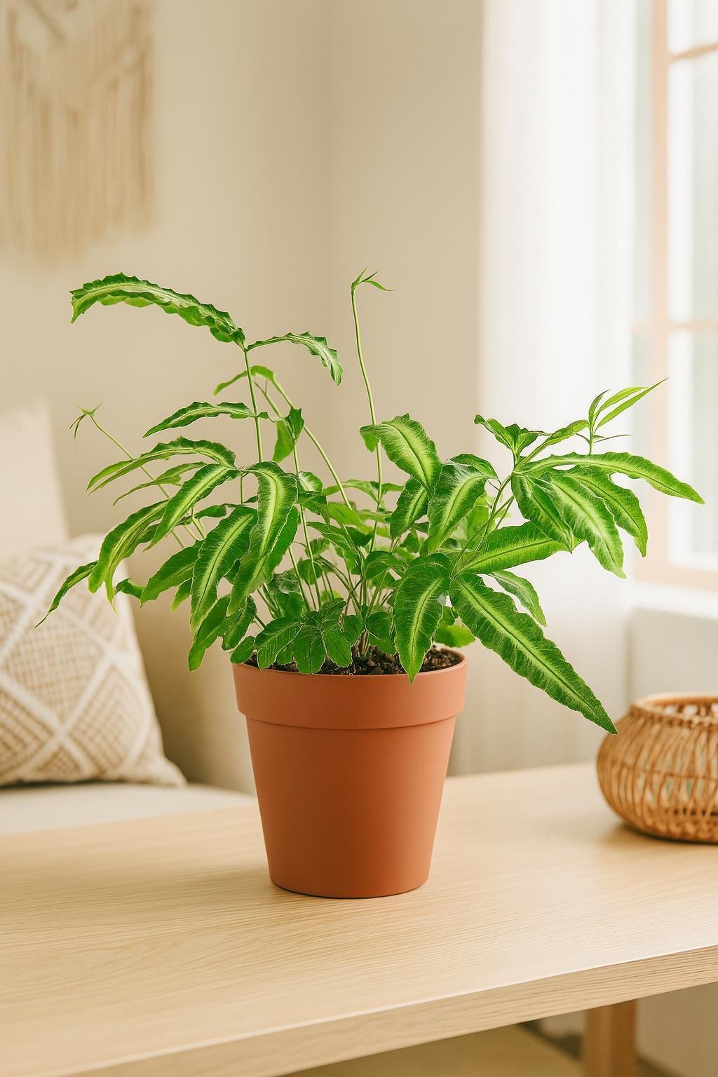 Pteris Cretica 'Albo Fern'
