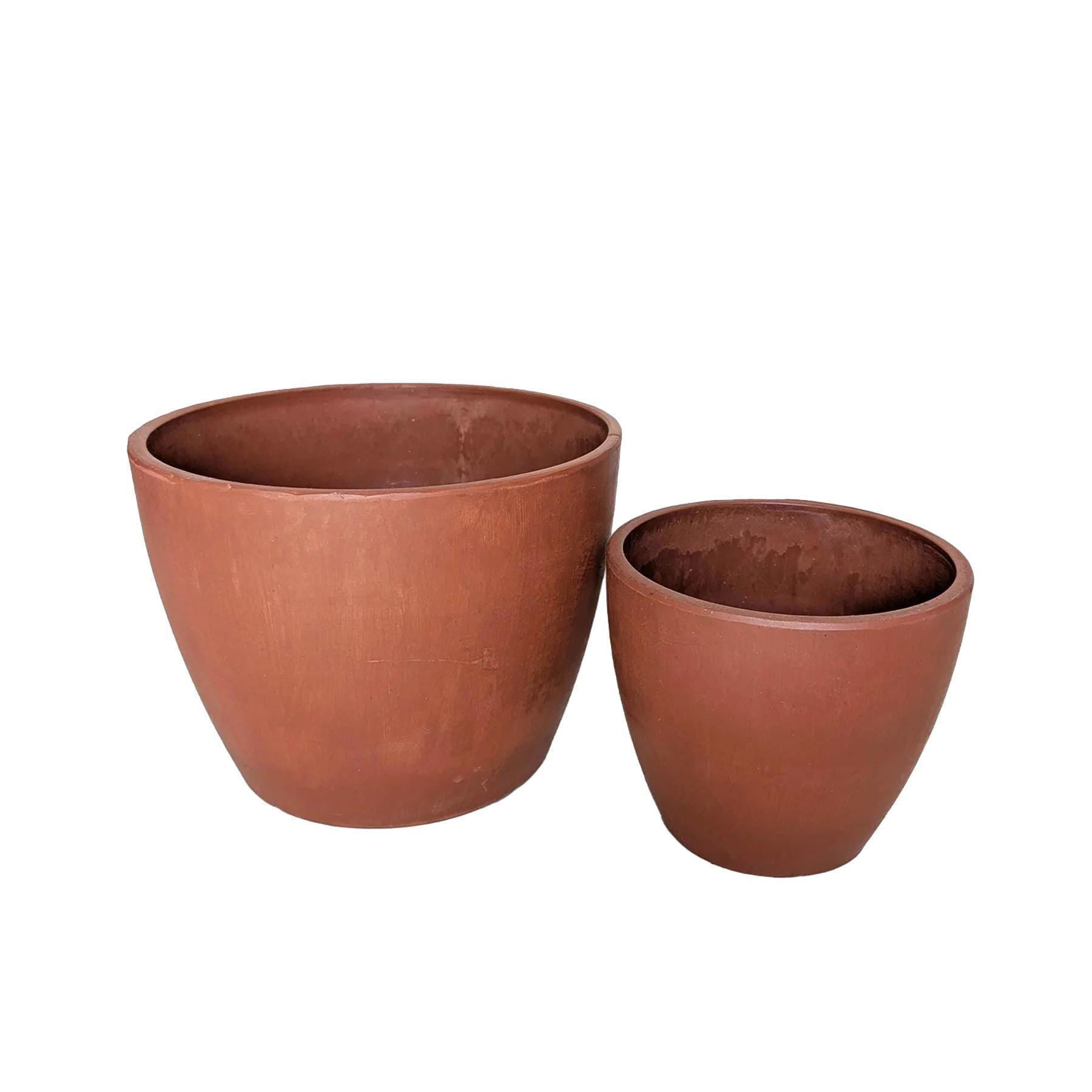 Black and TerraCotta Eco Pots 4" Pot / TerraCotta Austin Jungle Co.