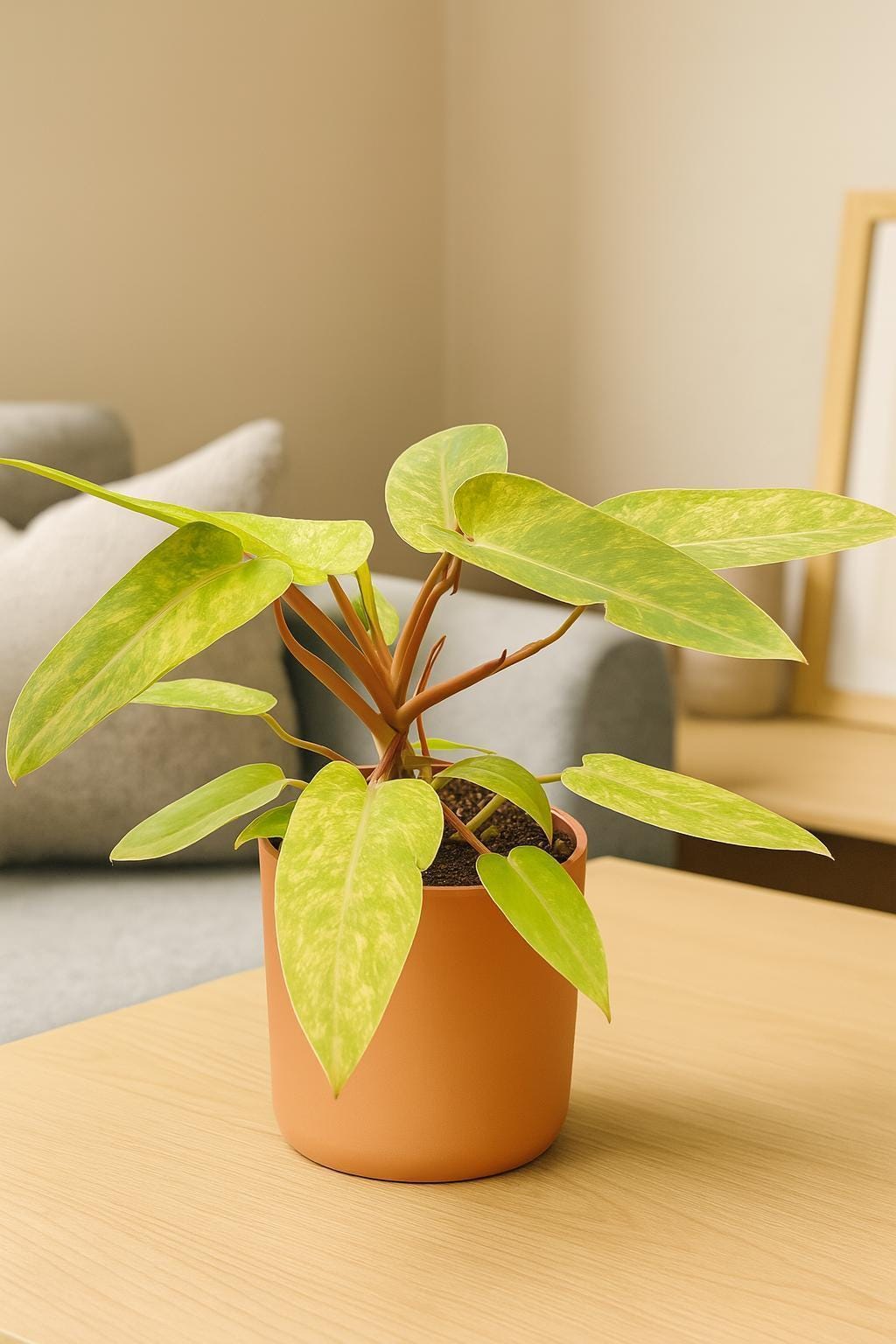 Philodendron 'Painted Lady'