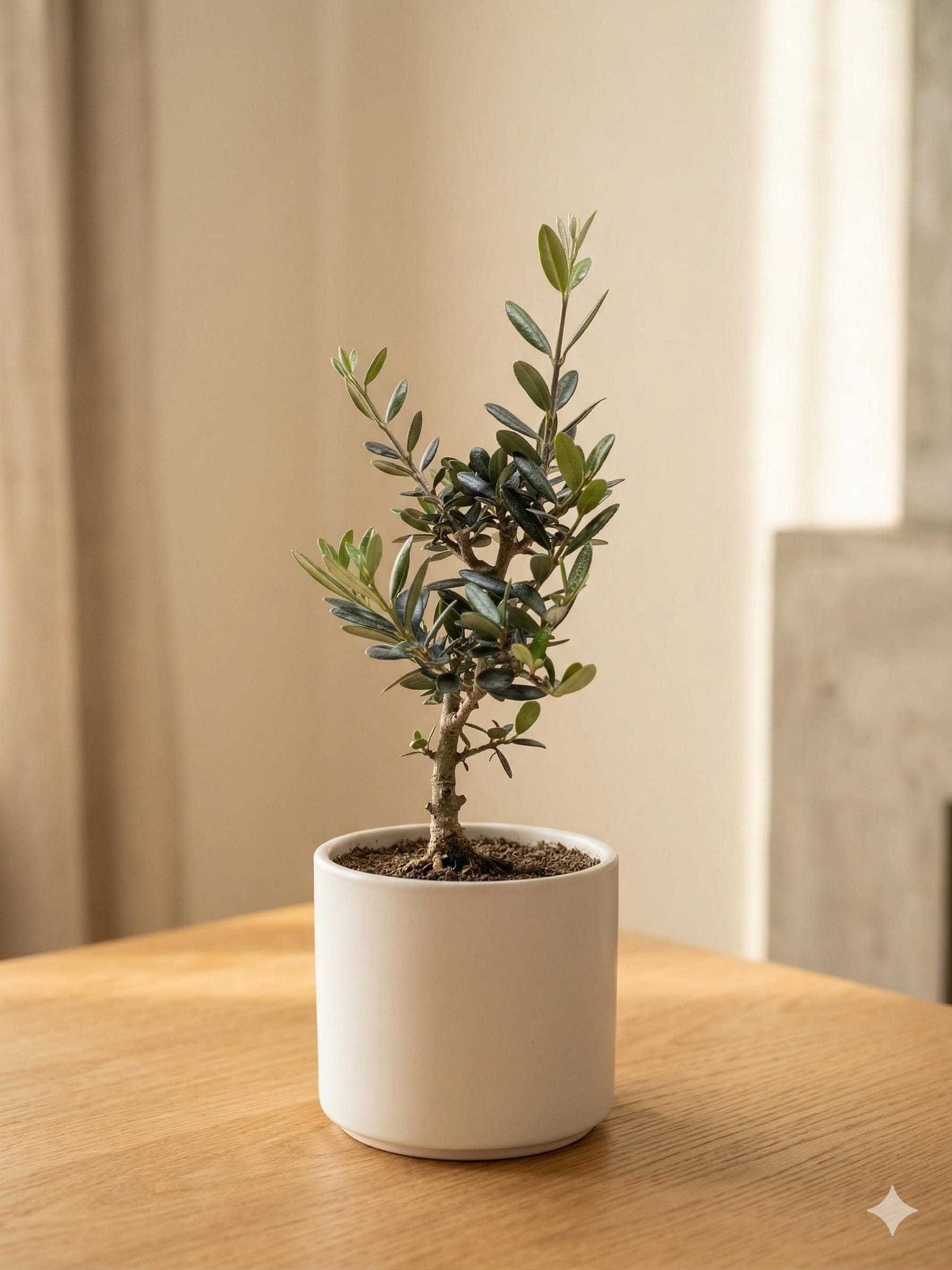 Common Olive Tree (Olea europaea) Indoor Plants 6" Pot Austin Jungle Co.