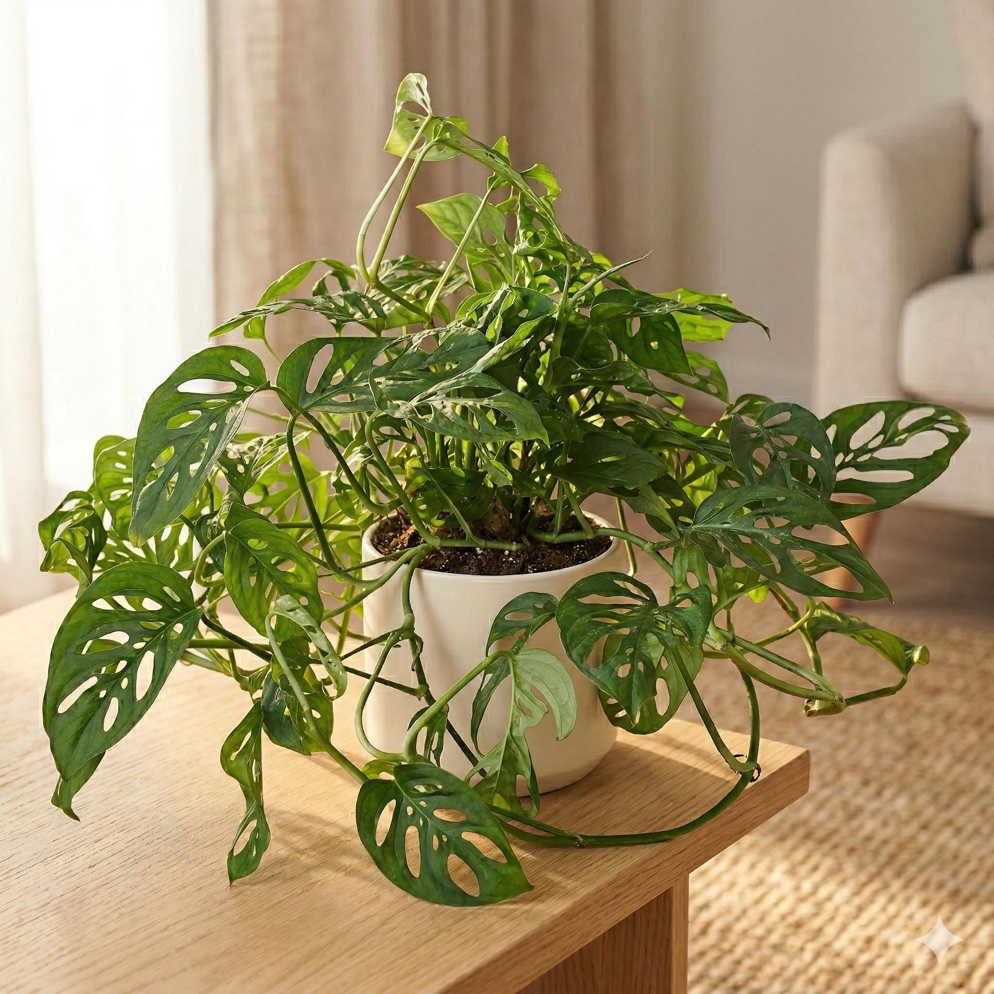 Monstera Adansonii 'Swiss Cheese' Indoor Plants 2" Pot / Nursery Pot Austin Jungle Co.