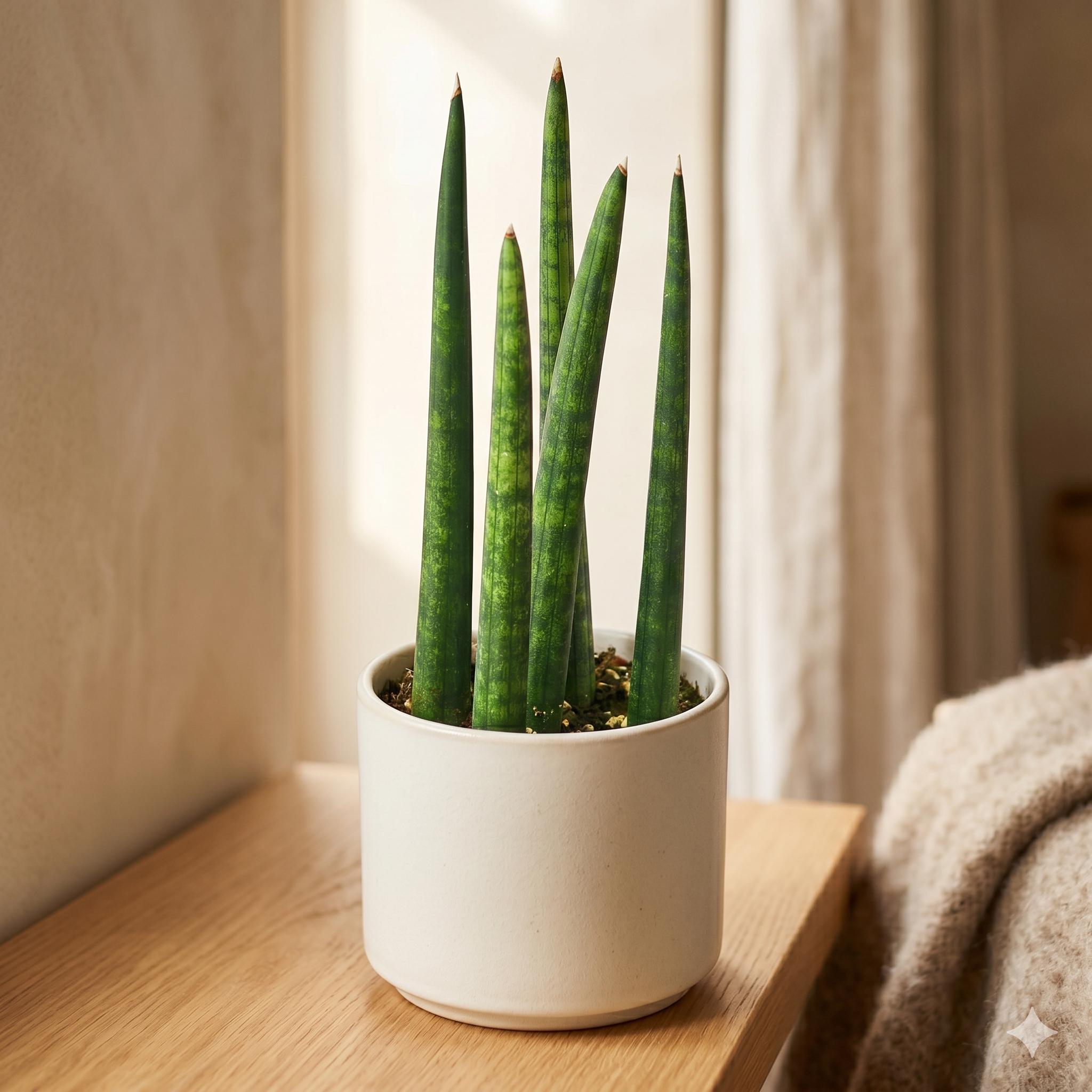 Snake Plant Cylindrica 4" Plant 3" Pot Austin Jungle Co.