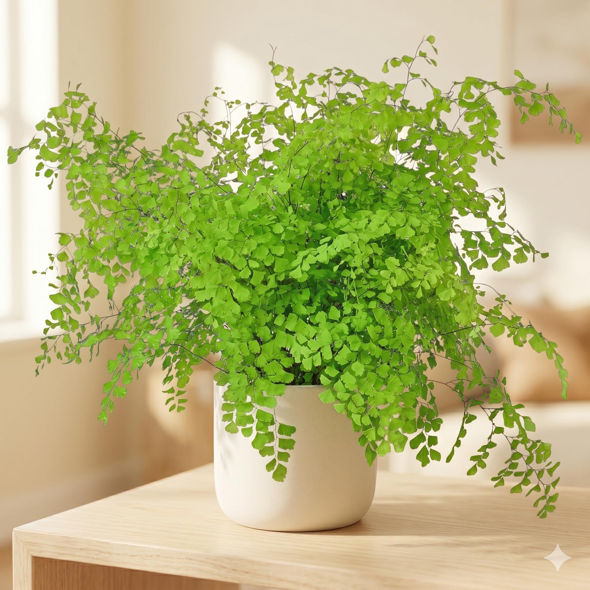 Maidenhair Fern Indoor Plants 4" Pot / Nursery Pot Austin Jungle Co.