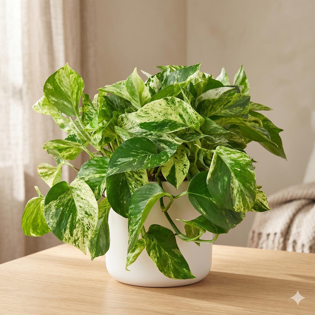 pothos mq Pothos 'Marble Queen' 8" Pot / Nursery