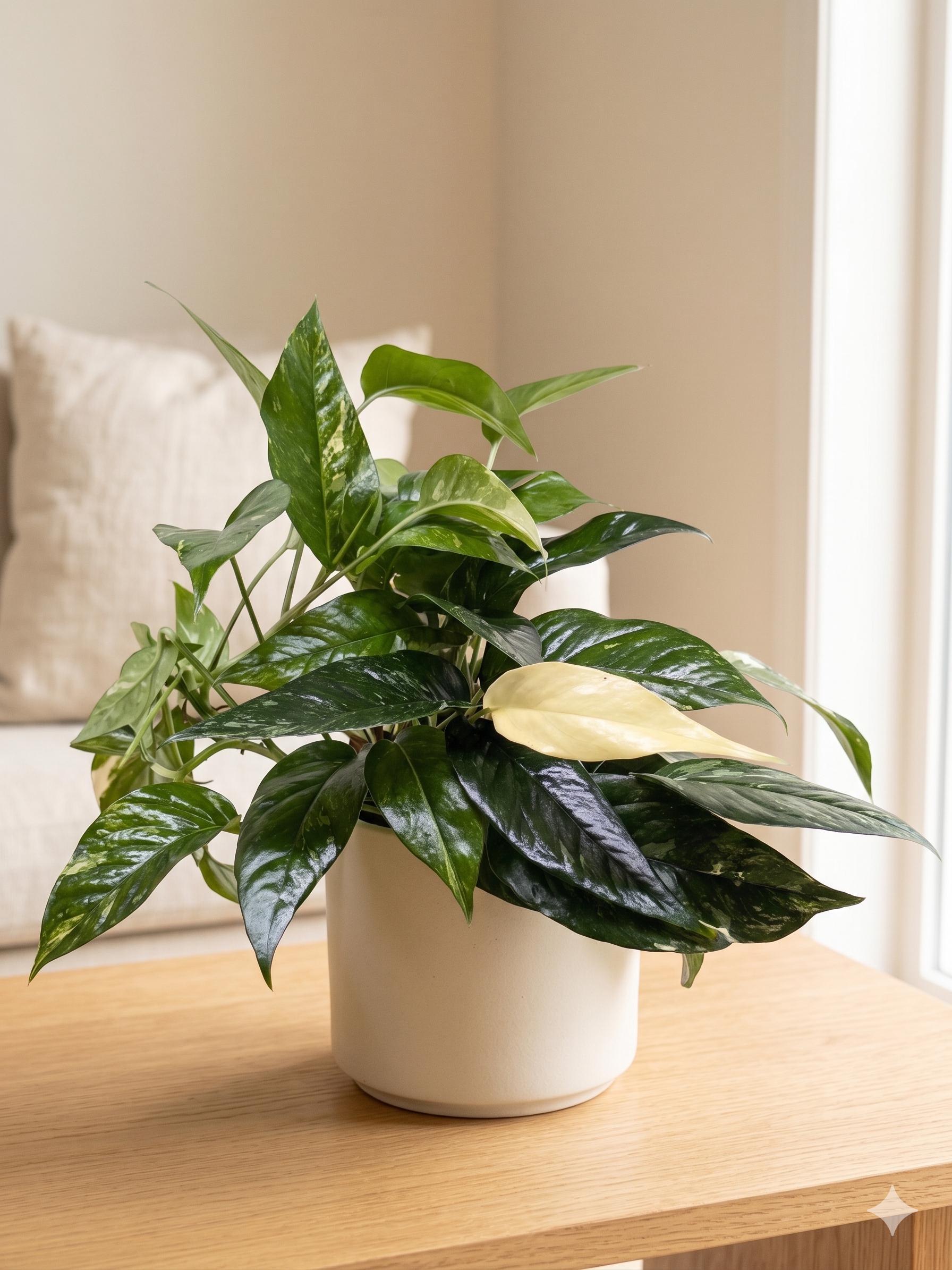 Epipremnum Pinnatum 'Albo-Variegata' 2" Pot Austin Jungle Co.