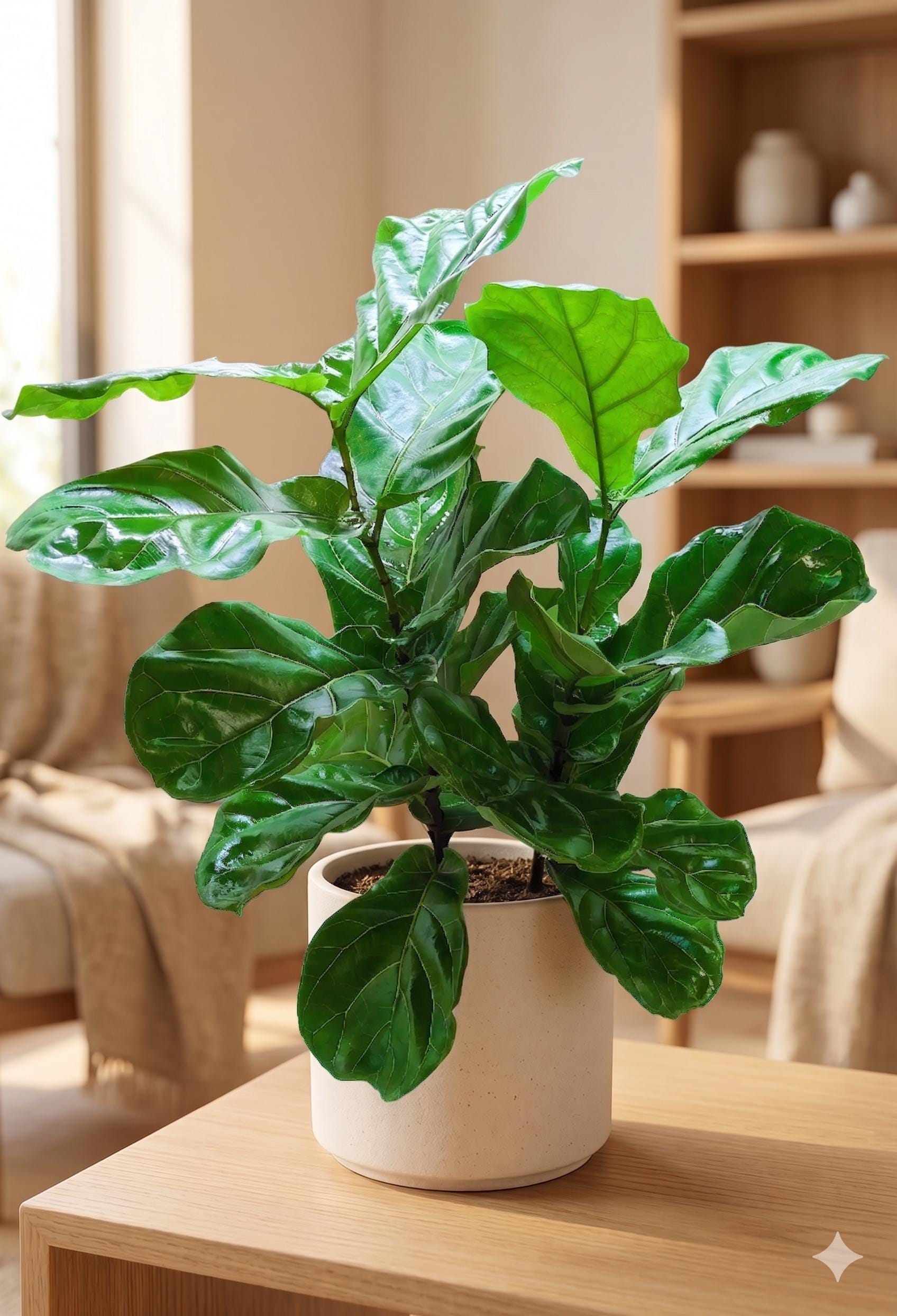 Ficus Lyrata 'Fiddle Leaf Fig' Indoor Plants 2" Pot Austin Jungle Co.
