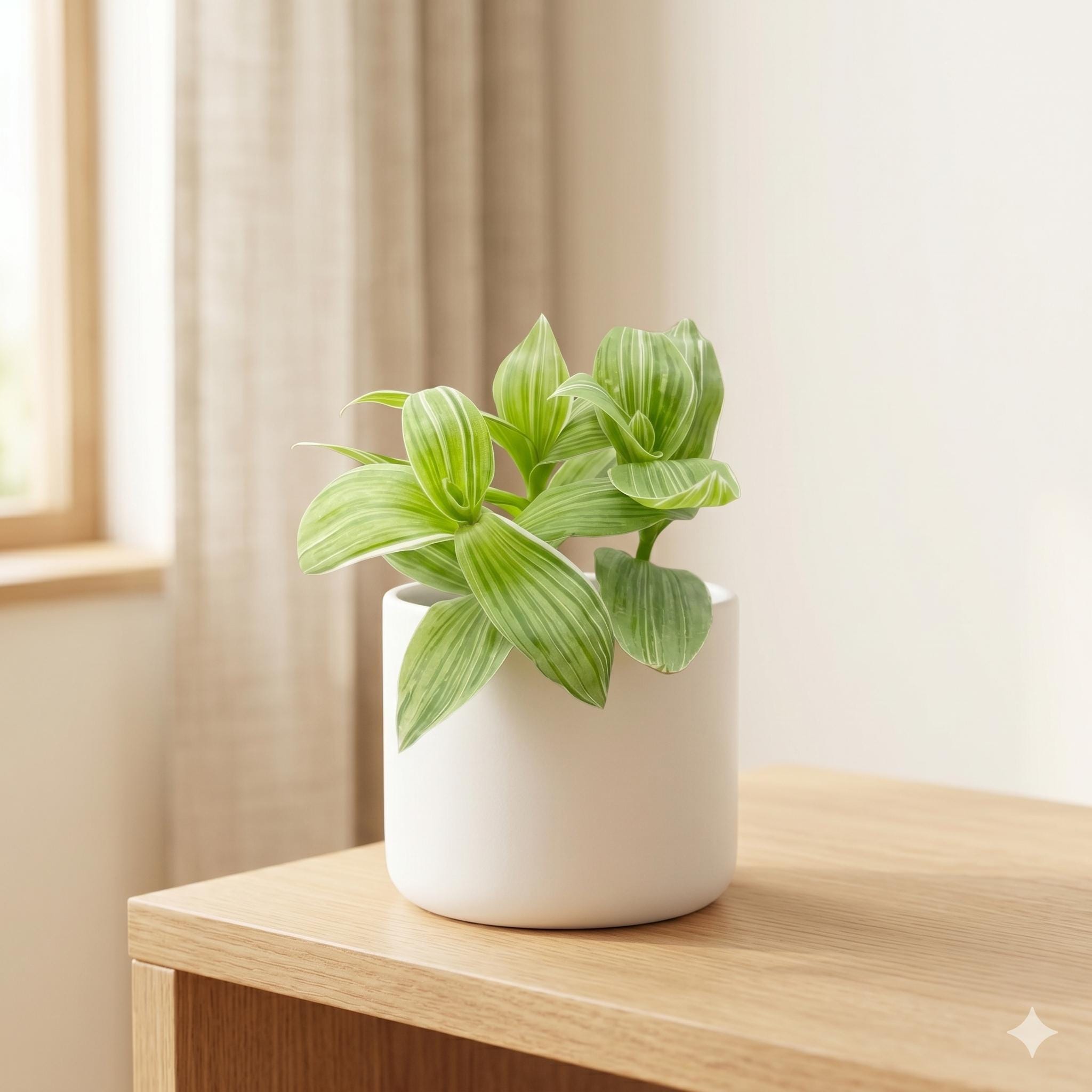 Tradescantia 'Sanna' Indoor Plants 4" Pot Austin Jungle Co.