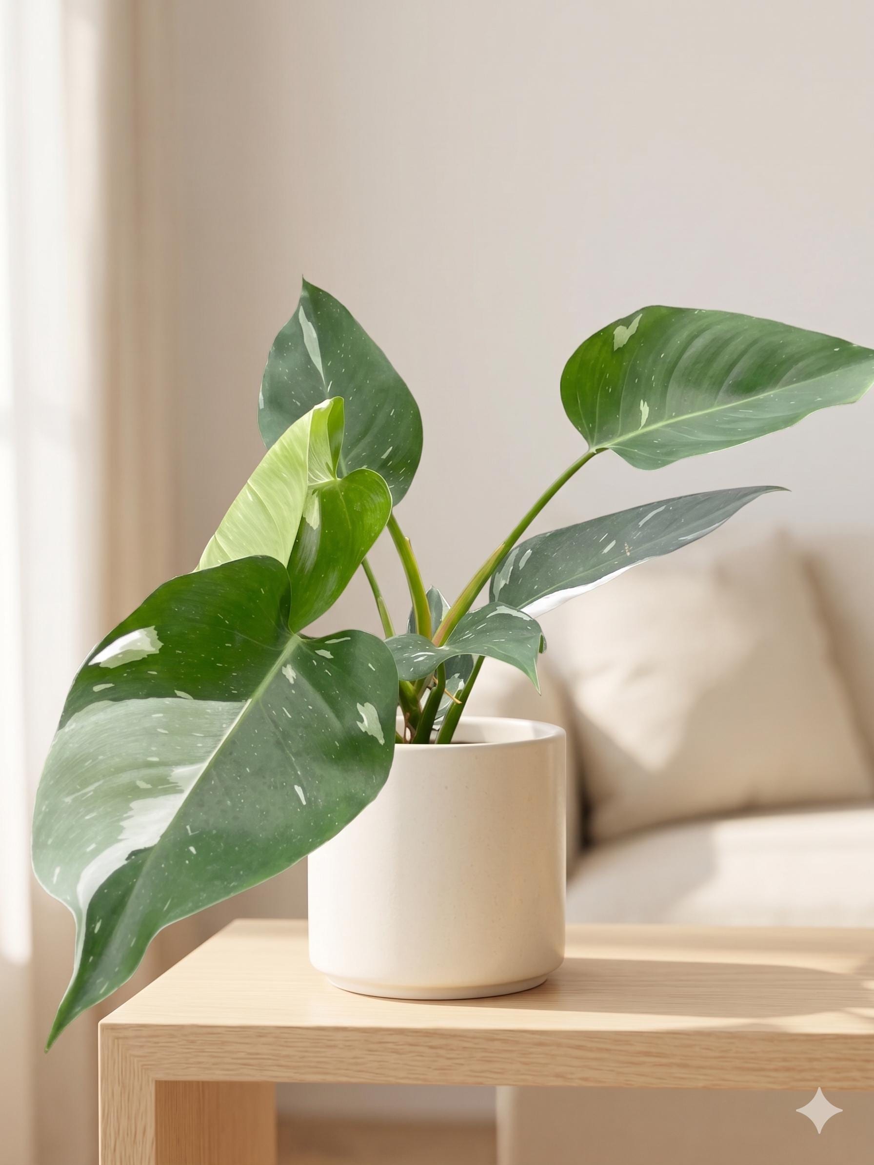 Philodendron 'White Princess' Indoor Plants 2" Pot Austin Jungle Co.
