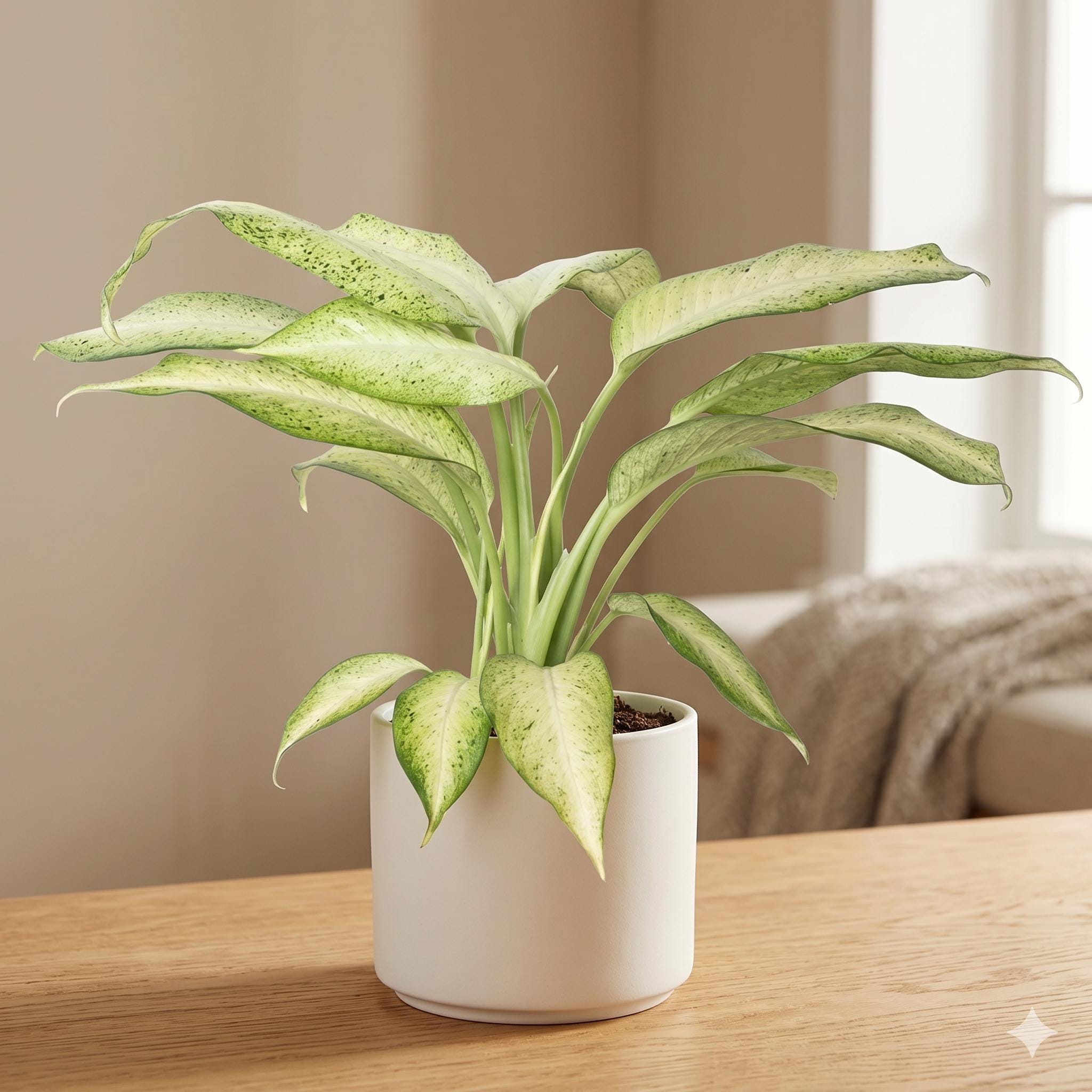 Dieffenbachia 'Camouflage' Indoor Plants 4" Pot Austin Jungle Co.