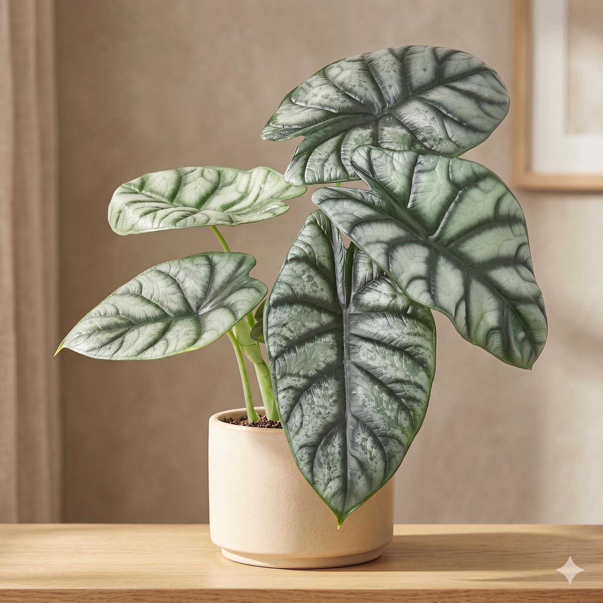 Alocasia Silver Dragon Indoor Plants 4" Pot Austin Jungle Co.